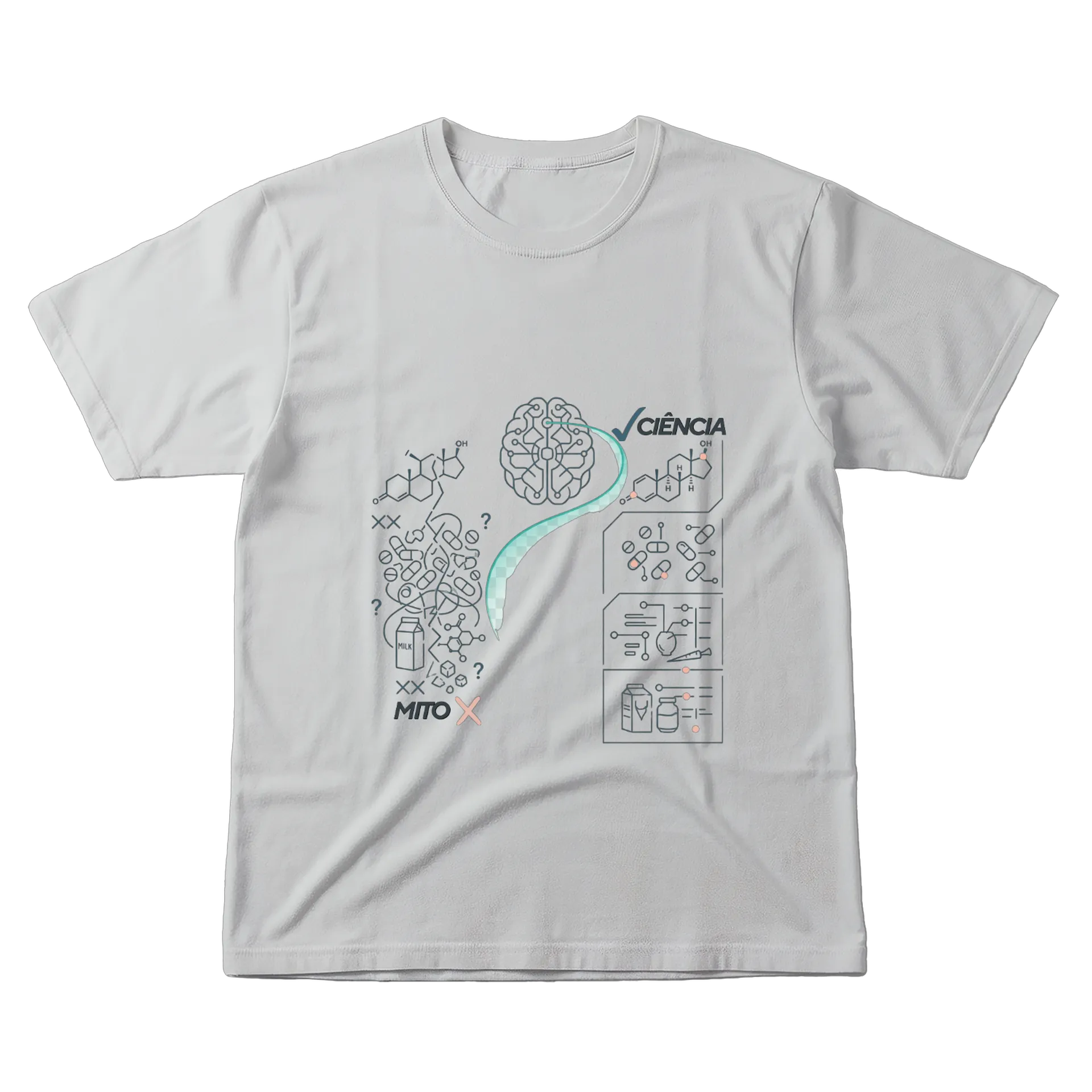Camiseta Ciência x Mito 100% Algodão de Dr Douglas Schreck