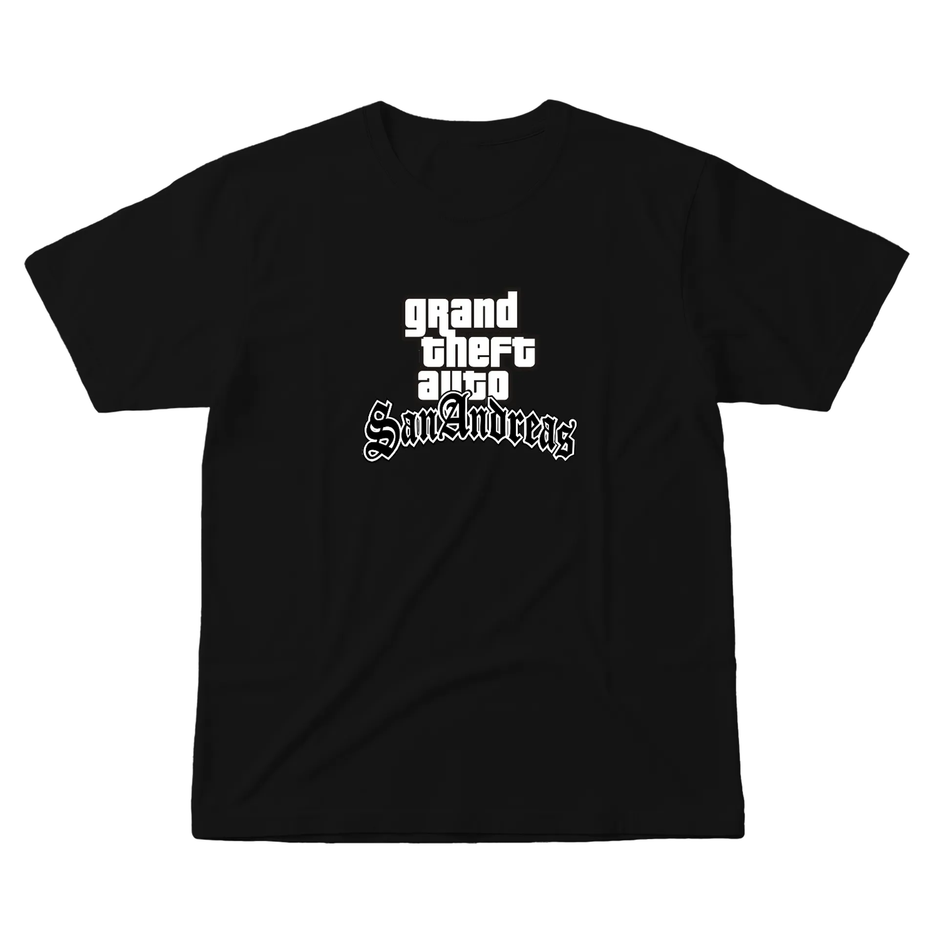 Camiseta Estampa Grand Theft Auto San Andreas 100% Algodão - Imagem 1