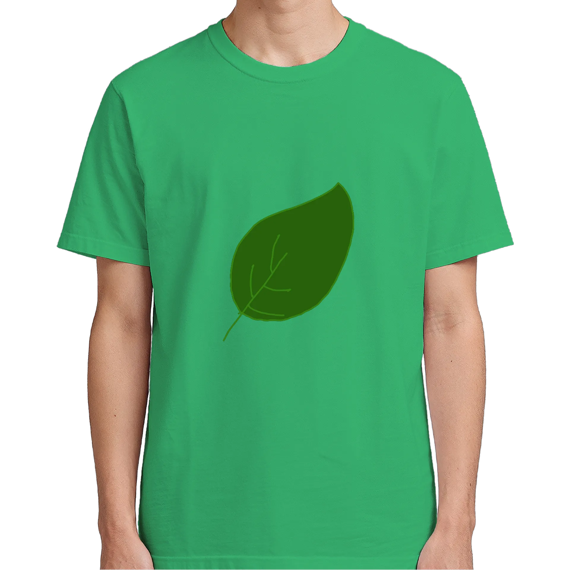 Camiseta Leaf -Branca & Verde - Imagem 5