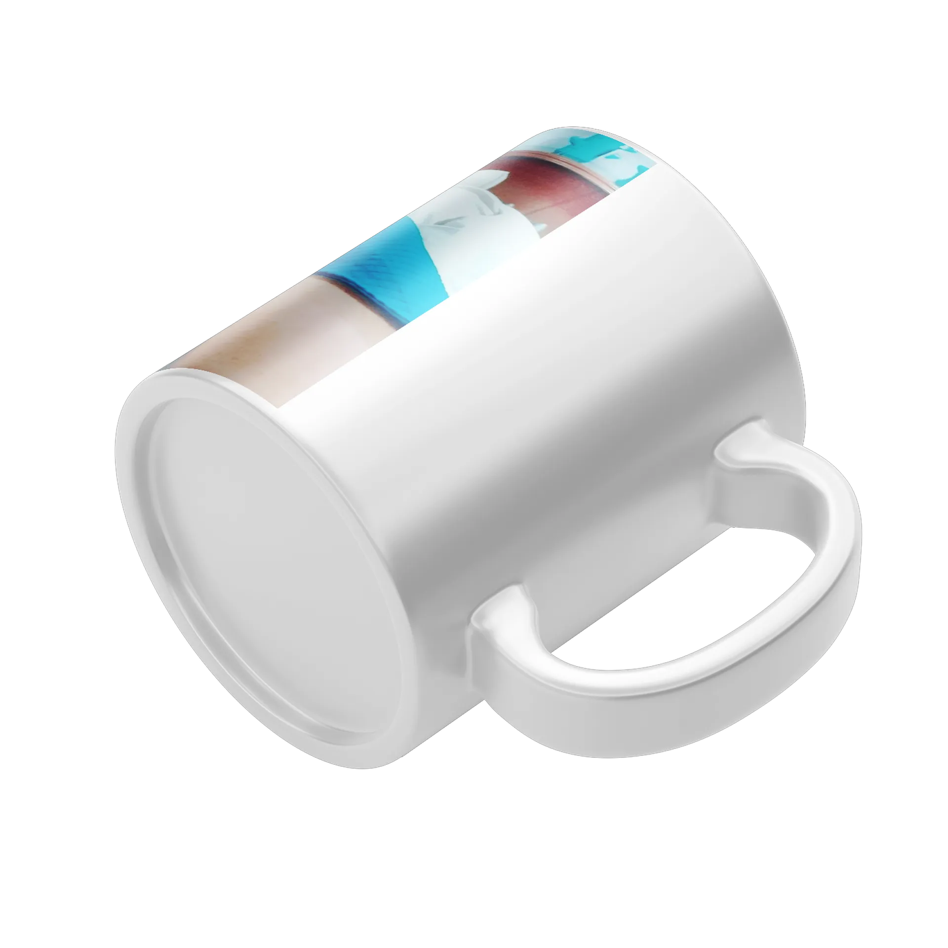 Caneca Porcelana Personalizada 325ml Branco - Imagem 4