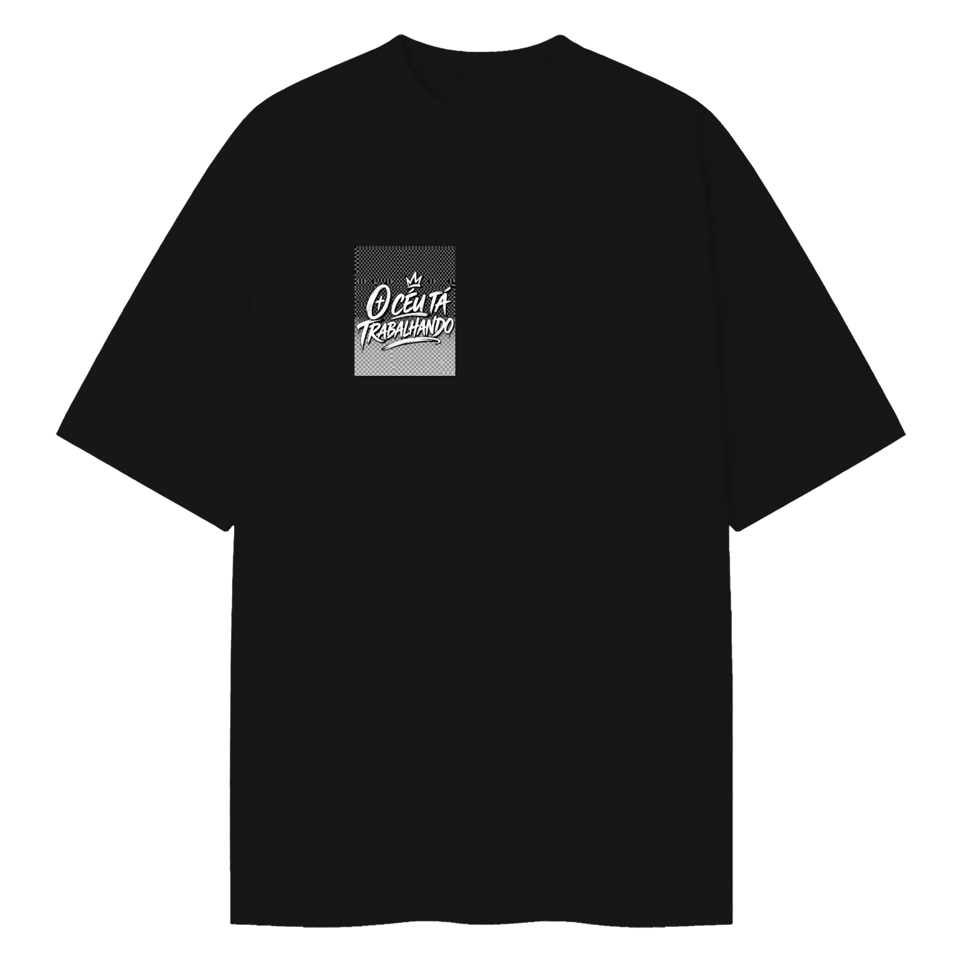 Camiseta Oversized - o céu tá trabalhando - Imagem 1