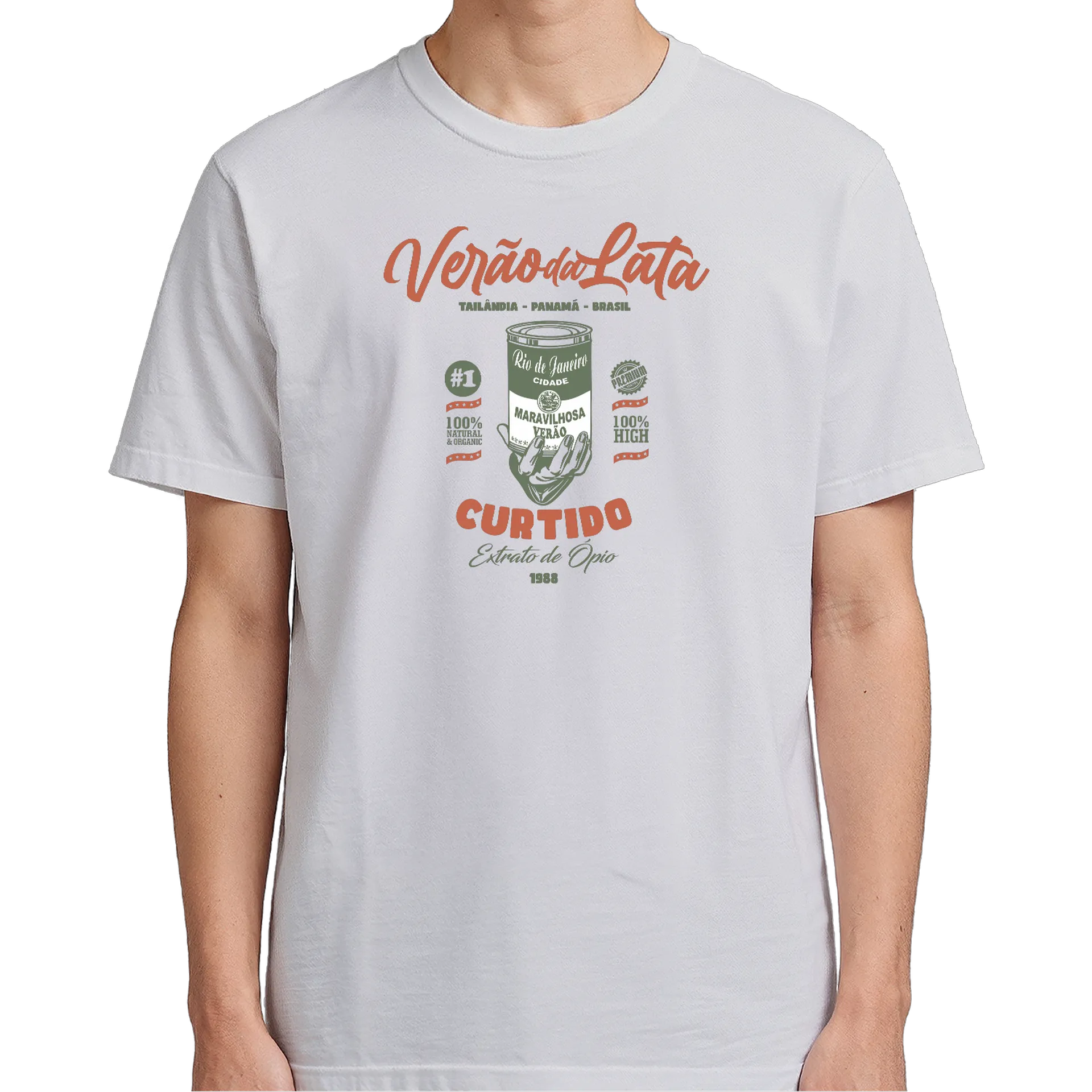Camiseta Verão da Lata 100% Algodão - Imagem 5