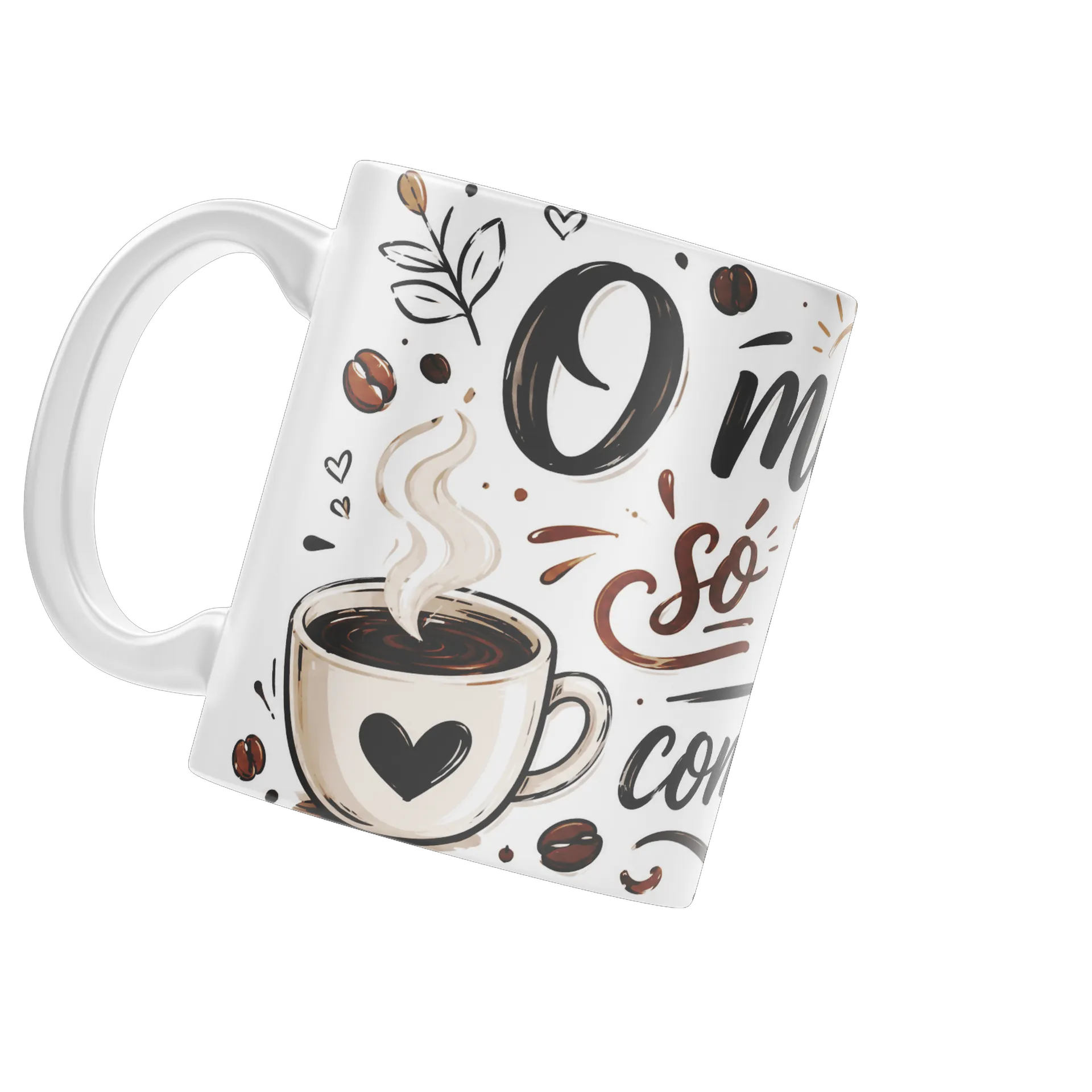Meu dia só começa com café Caneca - Imagem 4