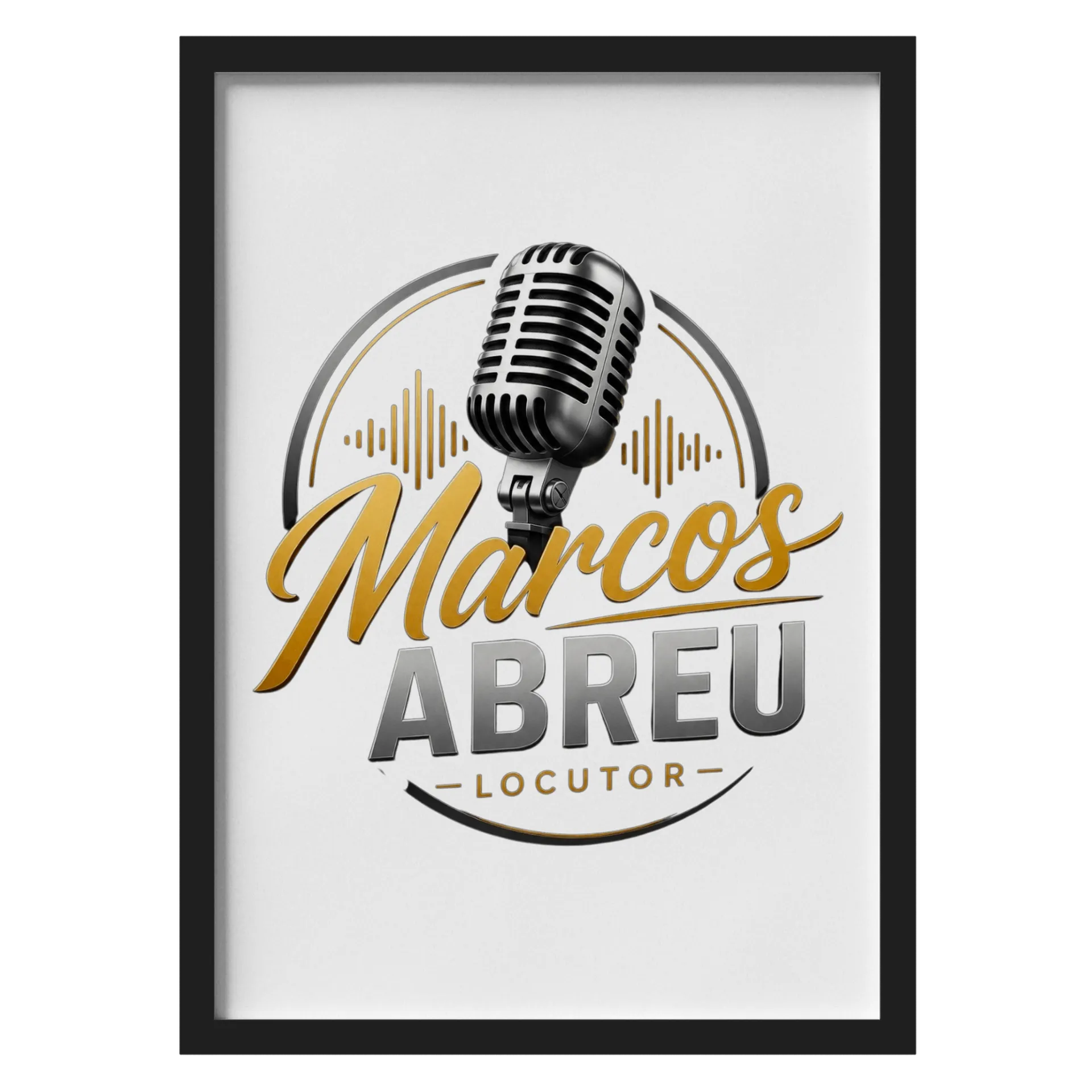 Quadro A3 personalizado de Marcos Abreu  — imagem 1 de 3
