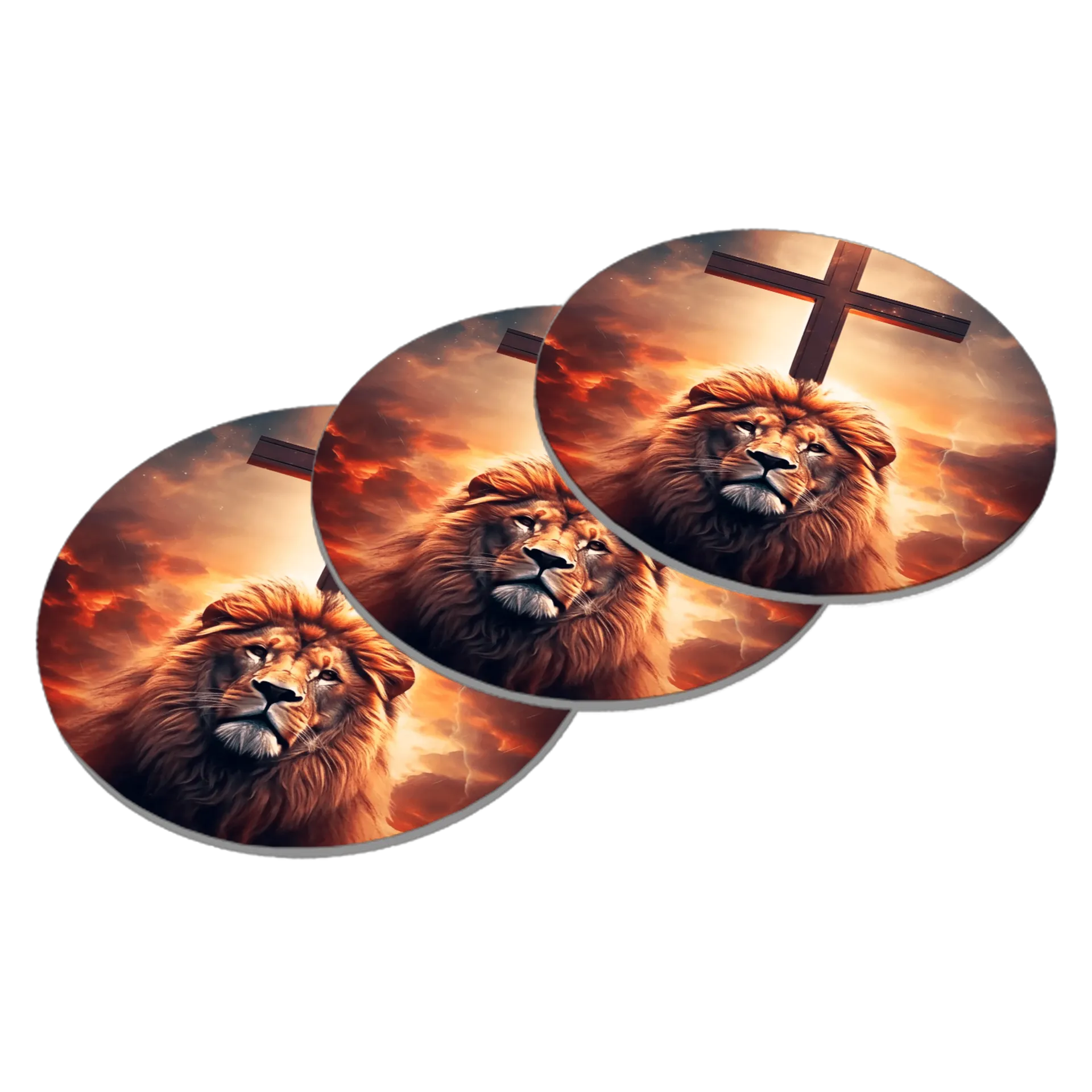 Porta-copos personalizado Leão de Judá - Imagem 3