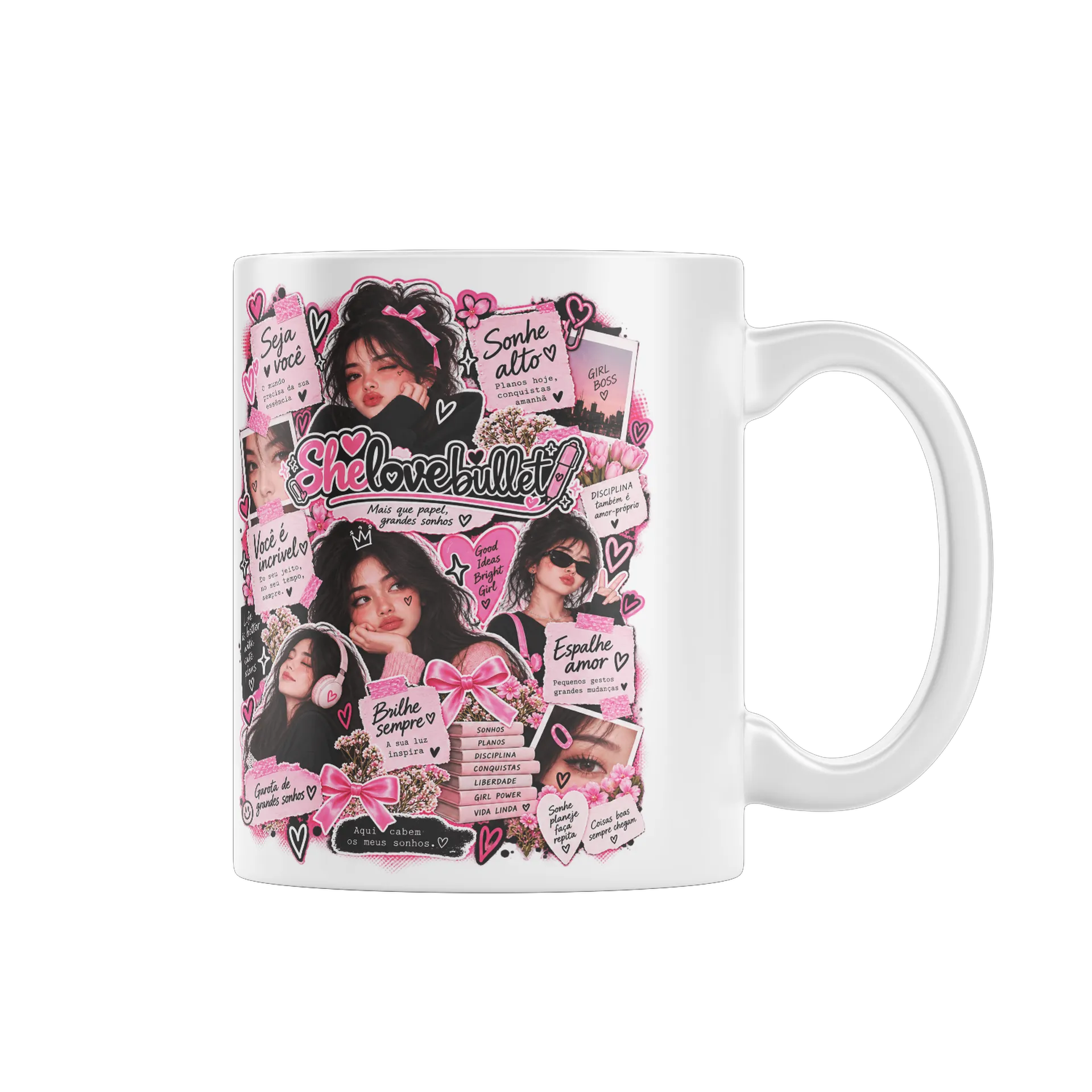 Caneca Shelovebullet Brilhe Sempre - Imagem 1