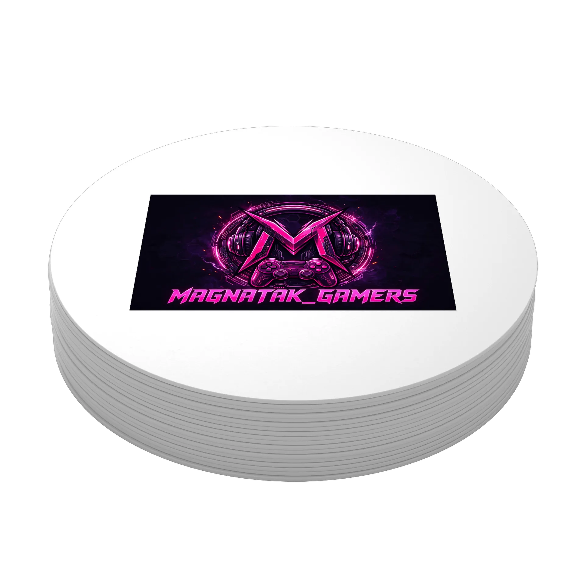 Porta-copo Logo Magniatak Gamers Gamer em MDF de @Magnatak_Gamers — imagem 3 de 3