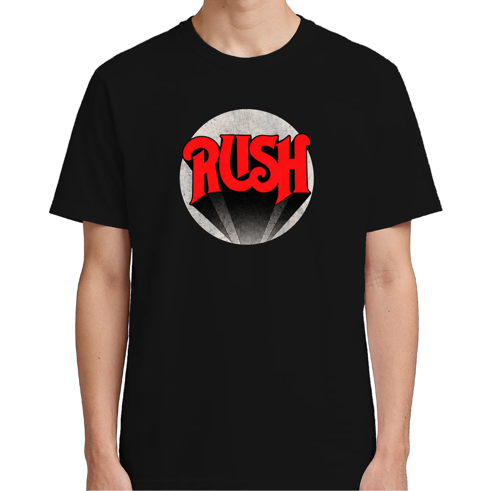 Camiseta Logo Rush Tipográfico 100% Algodão de rockability — imagem 4 de 6