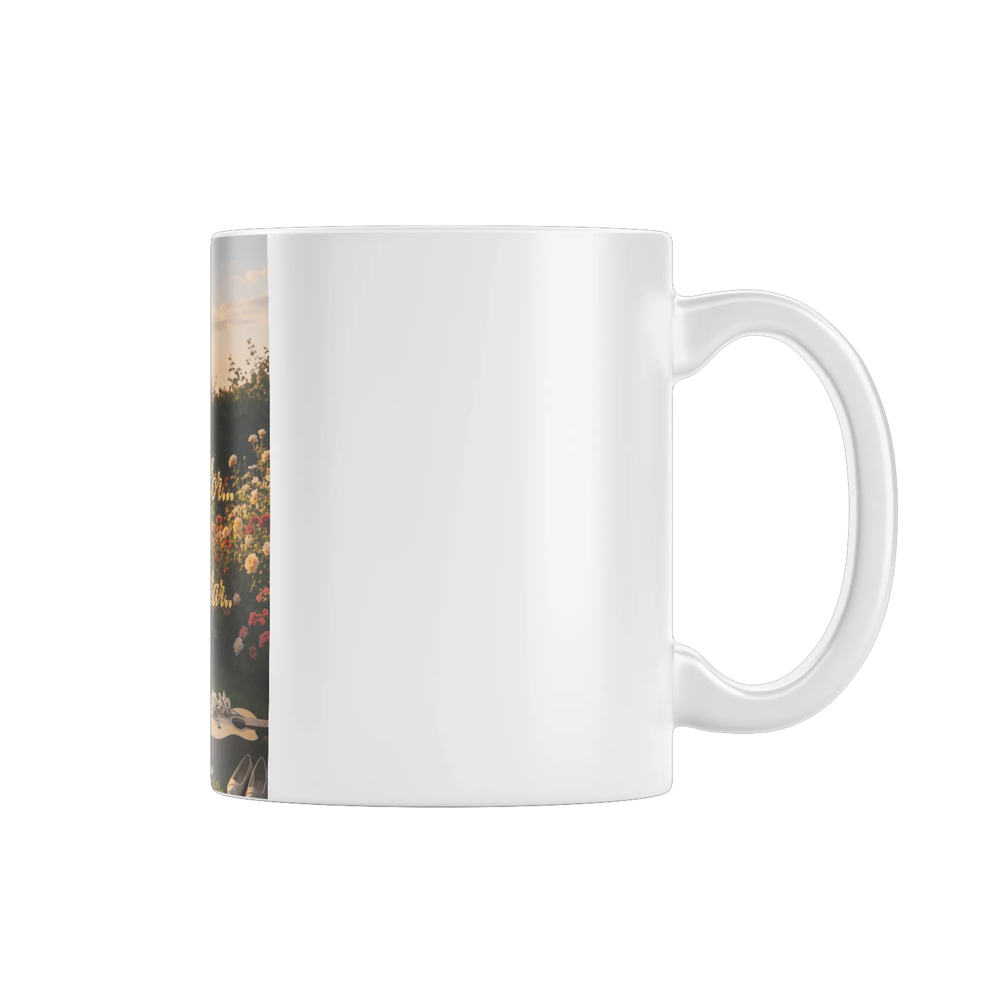 Caneca Estampa Letra Ouro Casal Sereno 325ml - Imagem 1