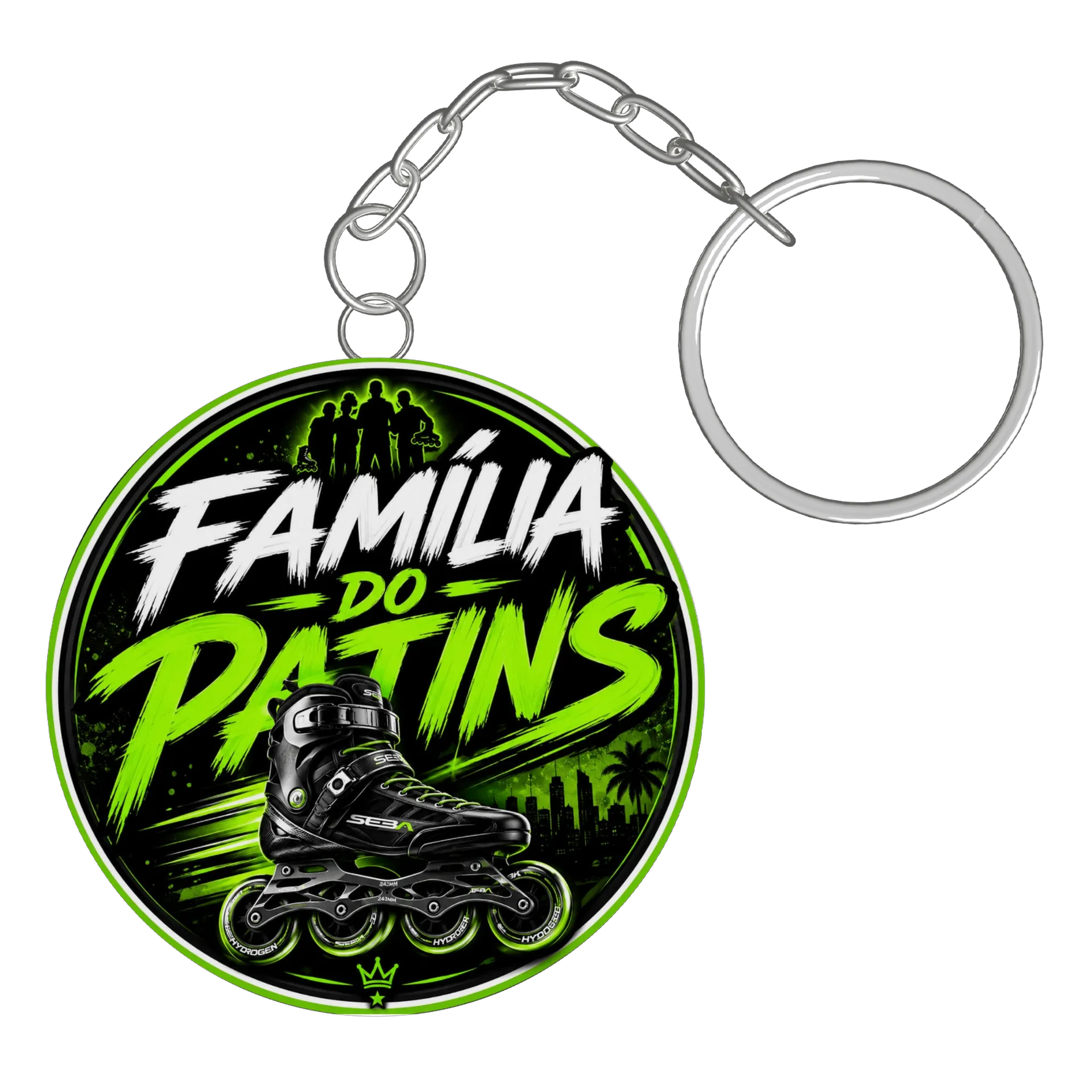 Chaveiro da familia de Jota do Patins🛼