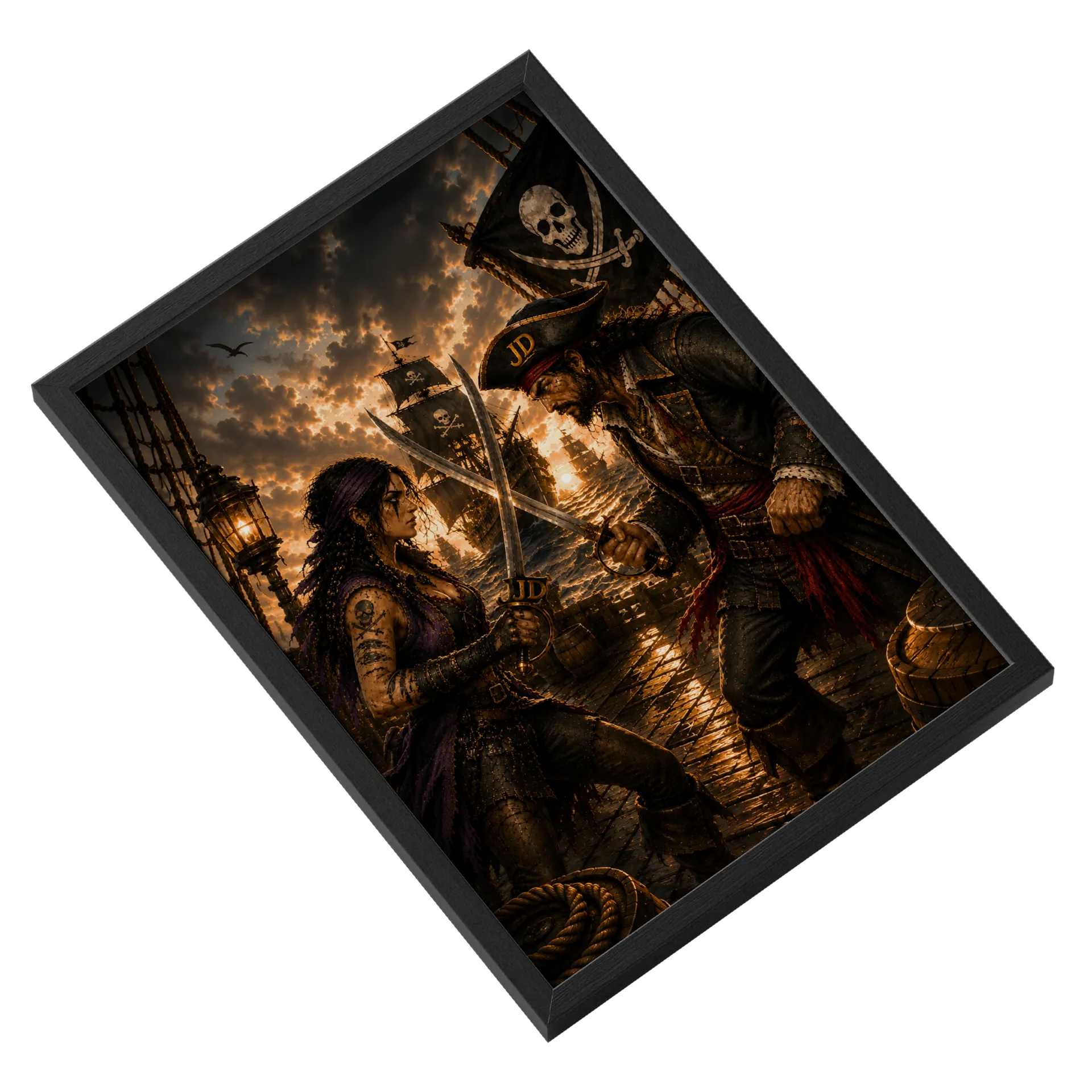 Quadro A3 personalizado Com Vidro - Imagem 2