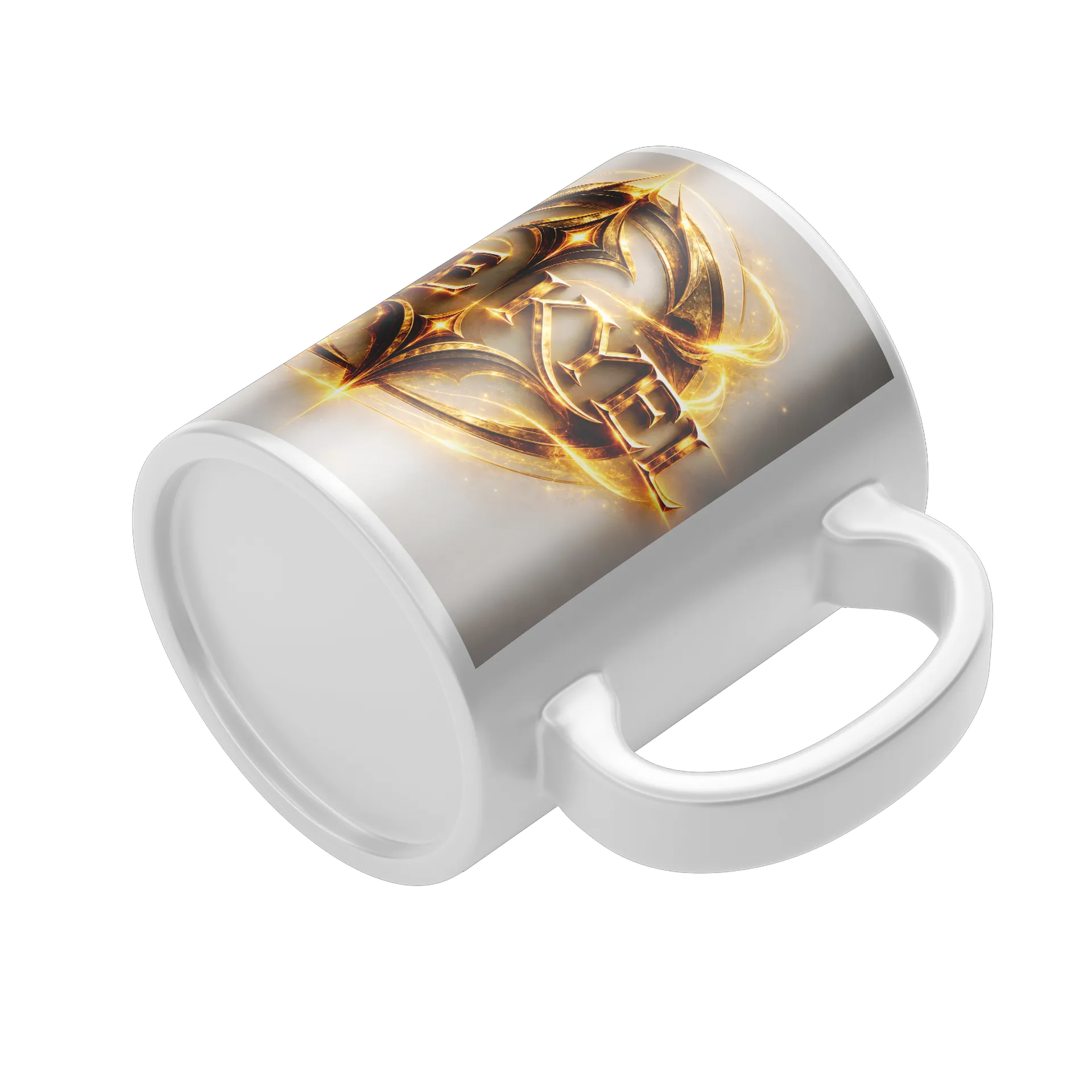 Caneca Logotipo One Kyel Dourado 325ml - Imagem 3