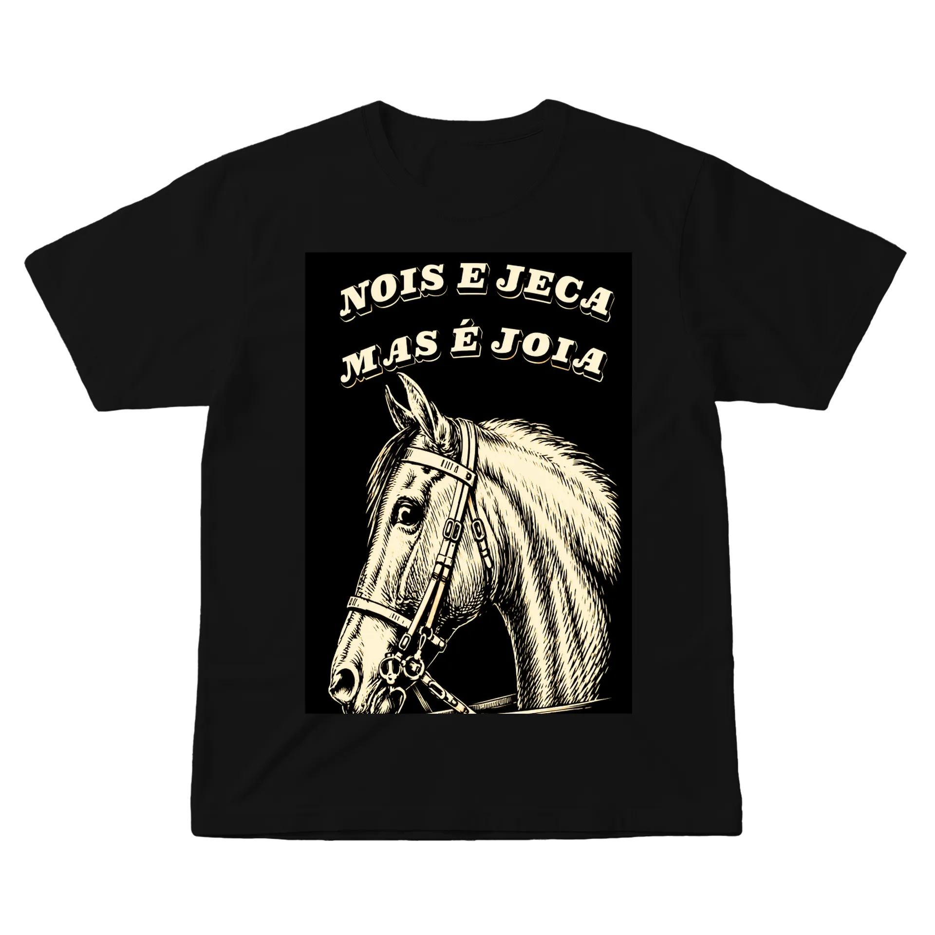 Camiseta personalizada nois é jeca  mais  e joia  de telefonemoveljp — imagem 1 de 6