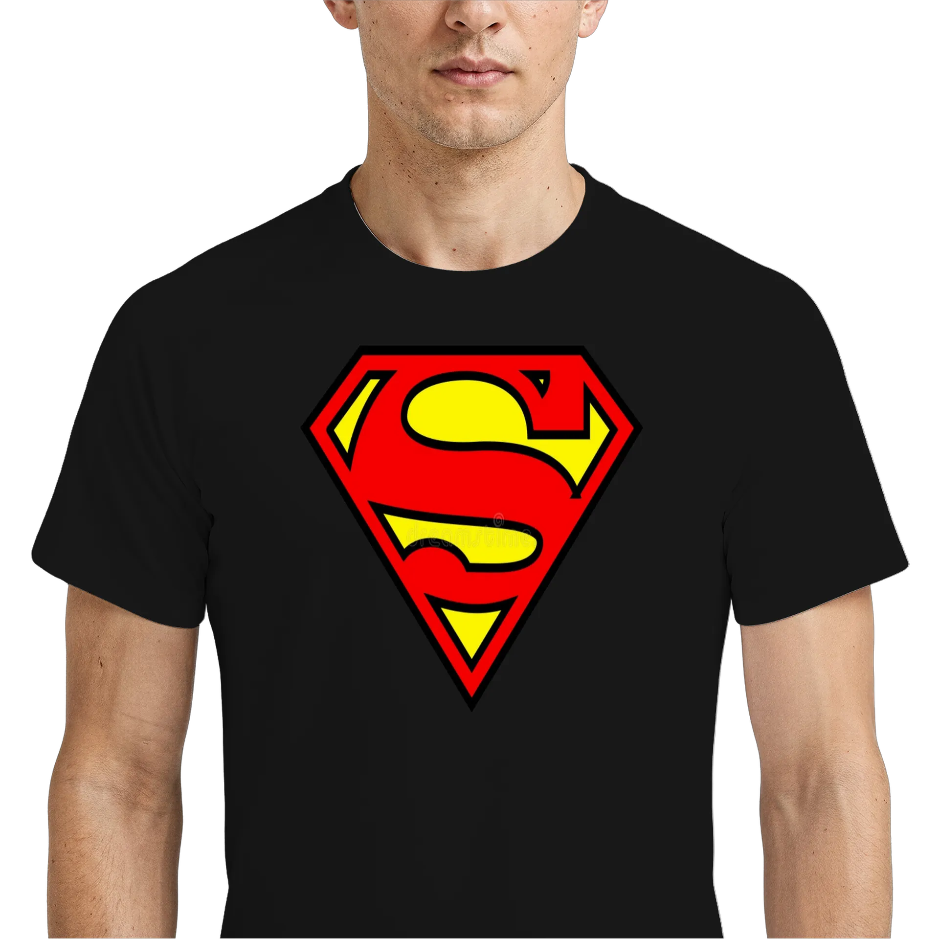 Camiseta Dry Fit Logotipo Super-herói Respirável - Imagem 4