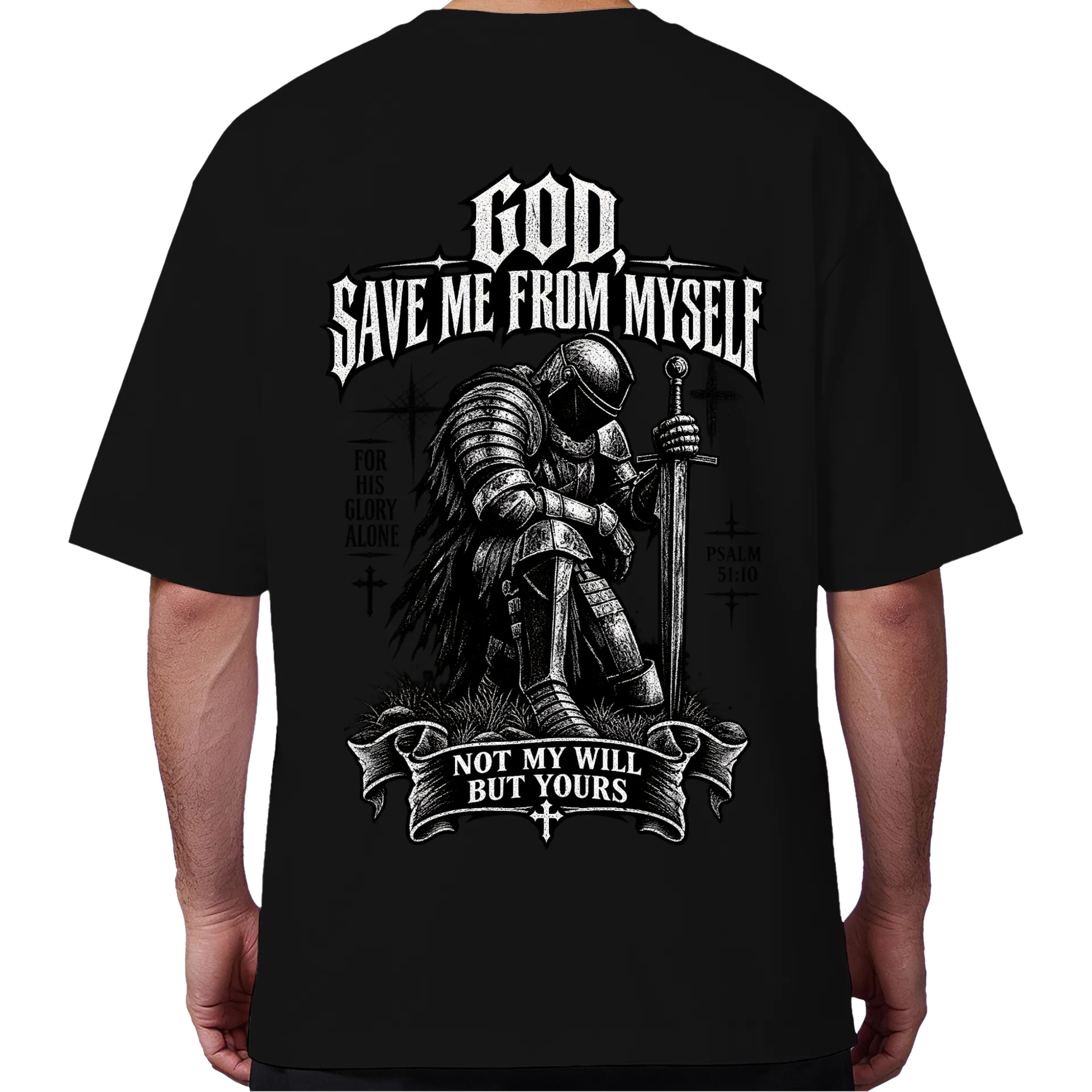 Camiseta Oversized Cavaleiro Medieval - Imagem 6