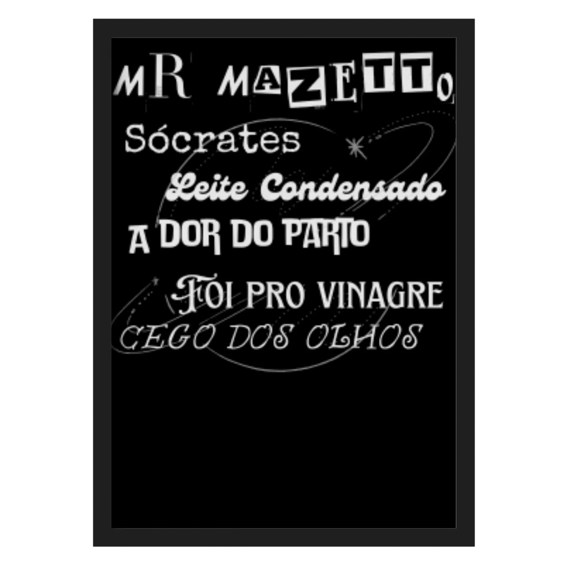 Quadro A3 Live On - Imagem 1