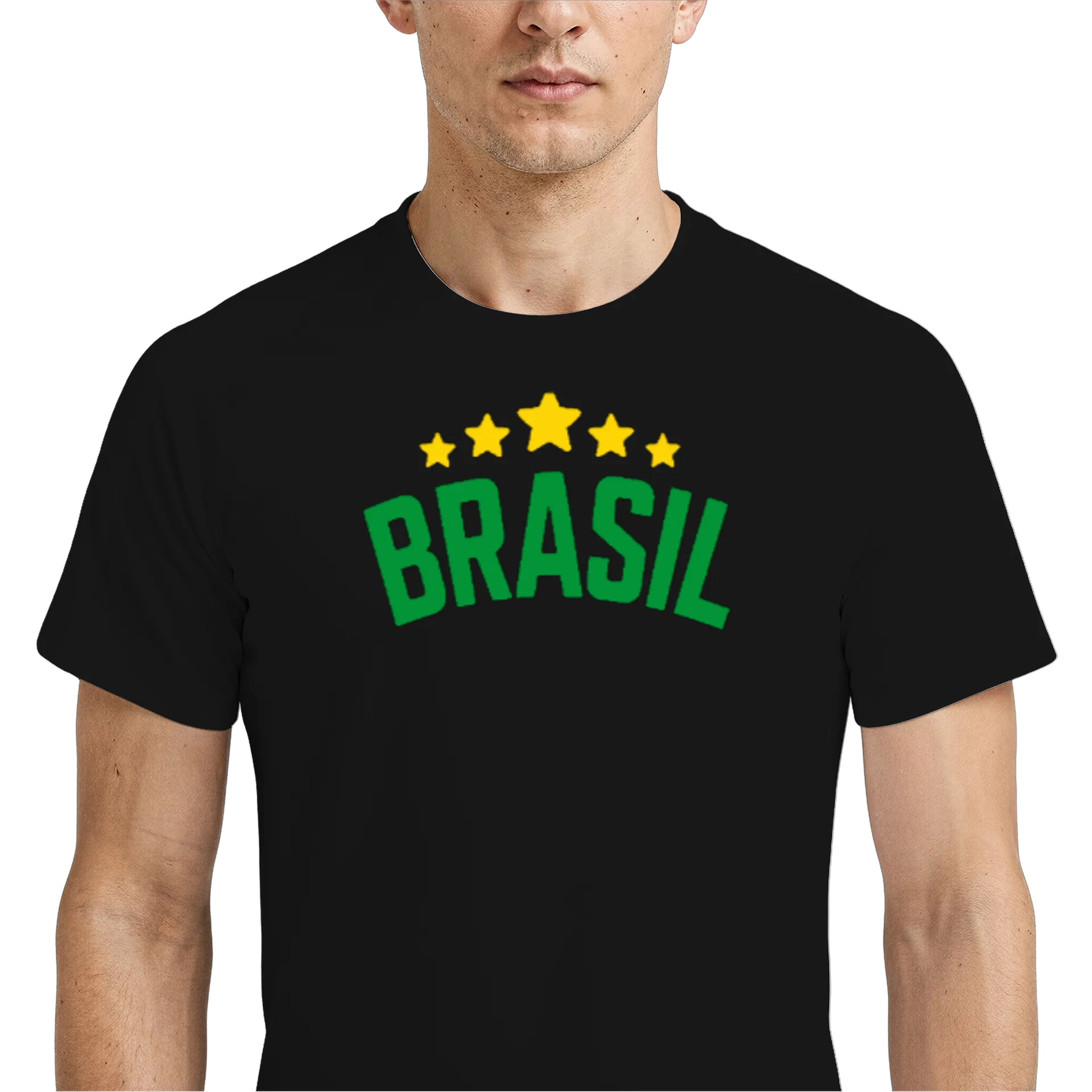 Camiseta Dry Fit Brasil Estampa Colorida 100% Polyester - Imagem 4