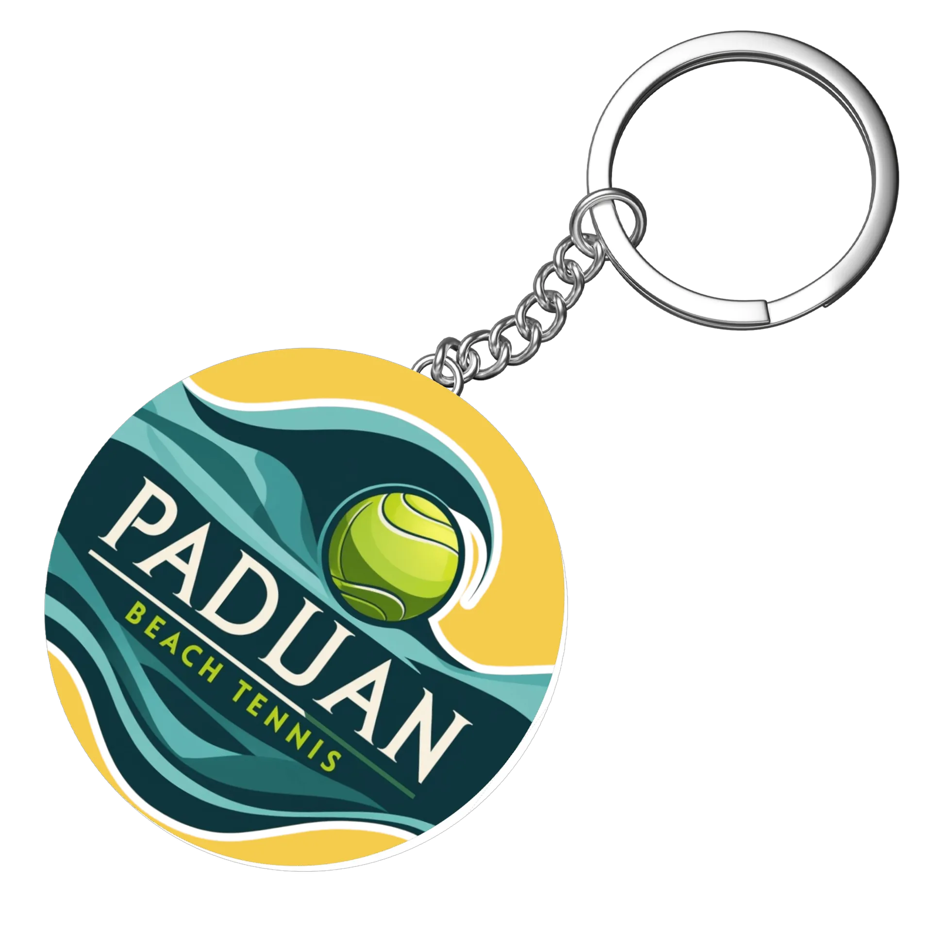 Chaveiro MDF Logo Paduan Beach Tennis 5x5cm - Imagem 4