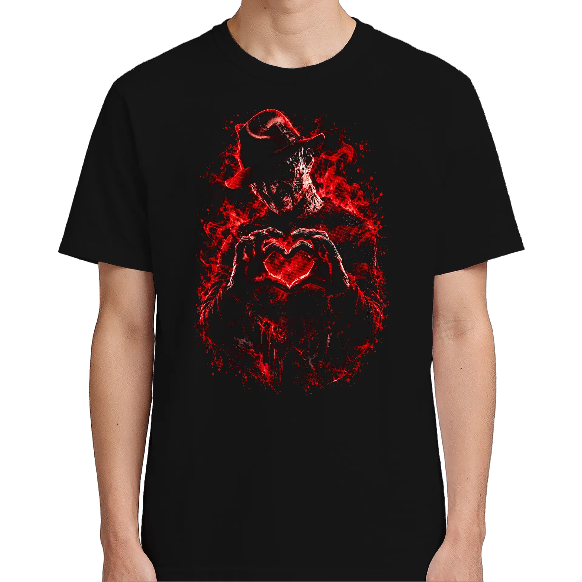 Camiseta Personalizada Halloween Fredy Krueger Premium - Imagem 4