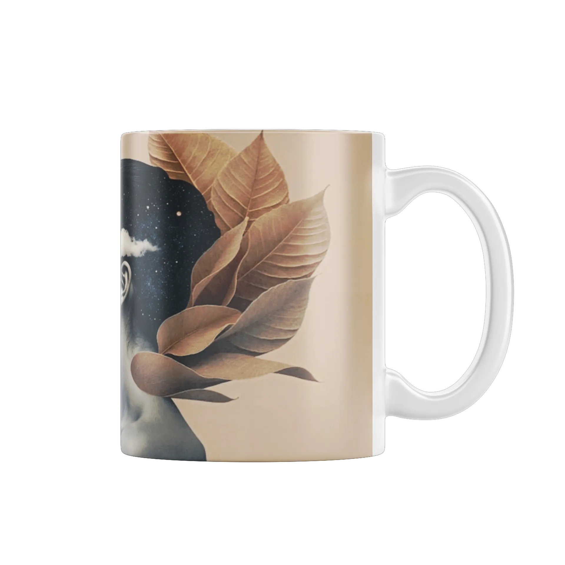 Caneca Porcelana Mulher Estrelas 325ml de Luccas Henrique 