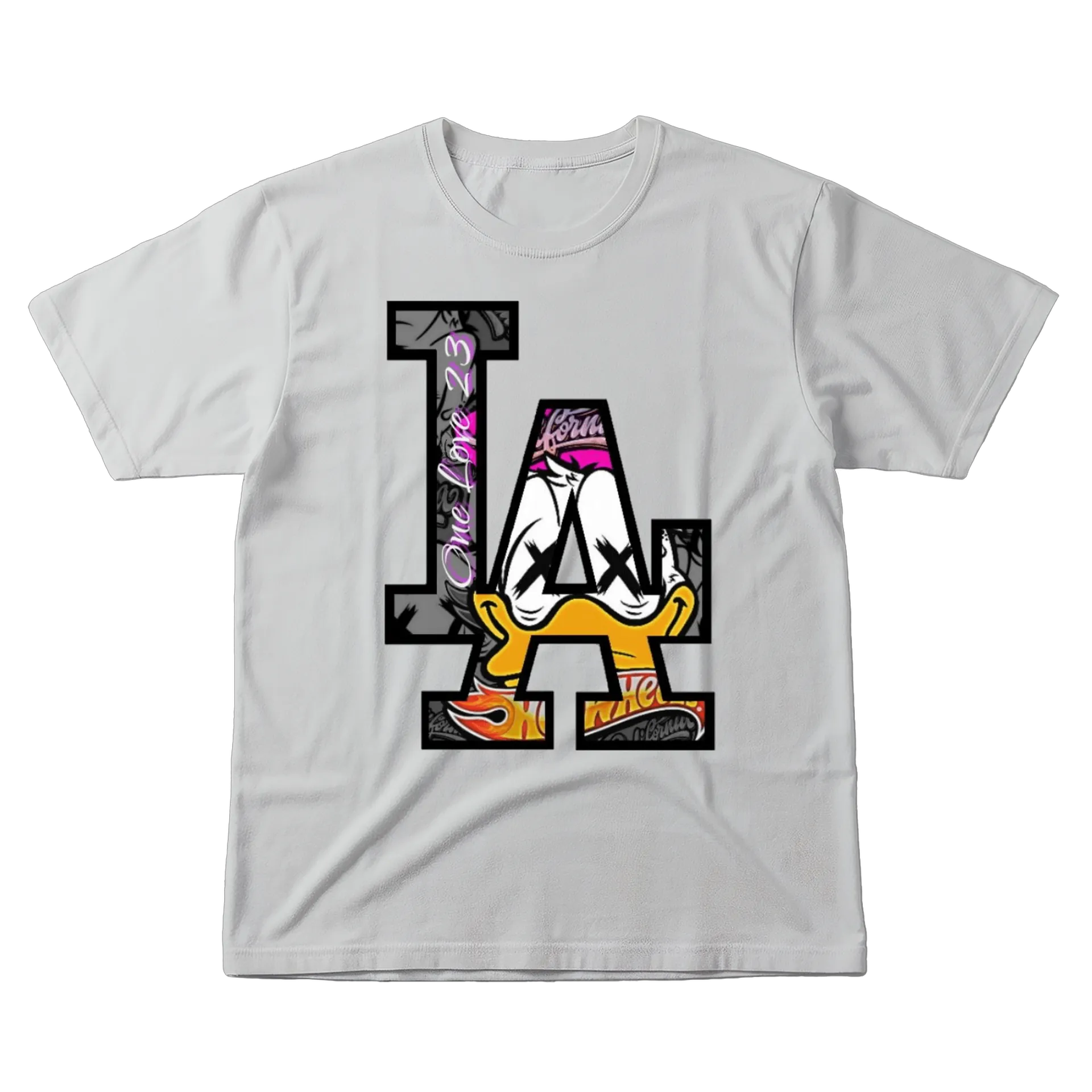 Camiseta Logo Calavera Pop Art 100% Algodão - Imagem 1
