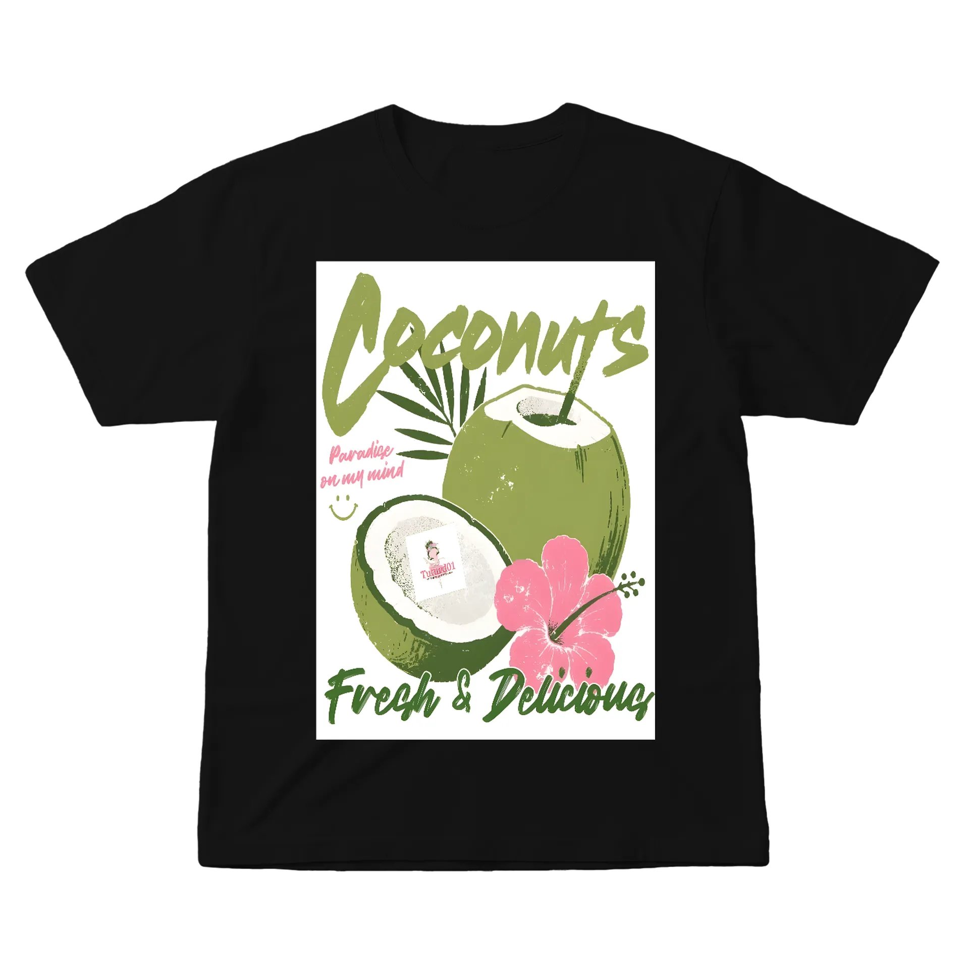 Camiseta Frutas Tropicais 100% Algodão - Imagem 1