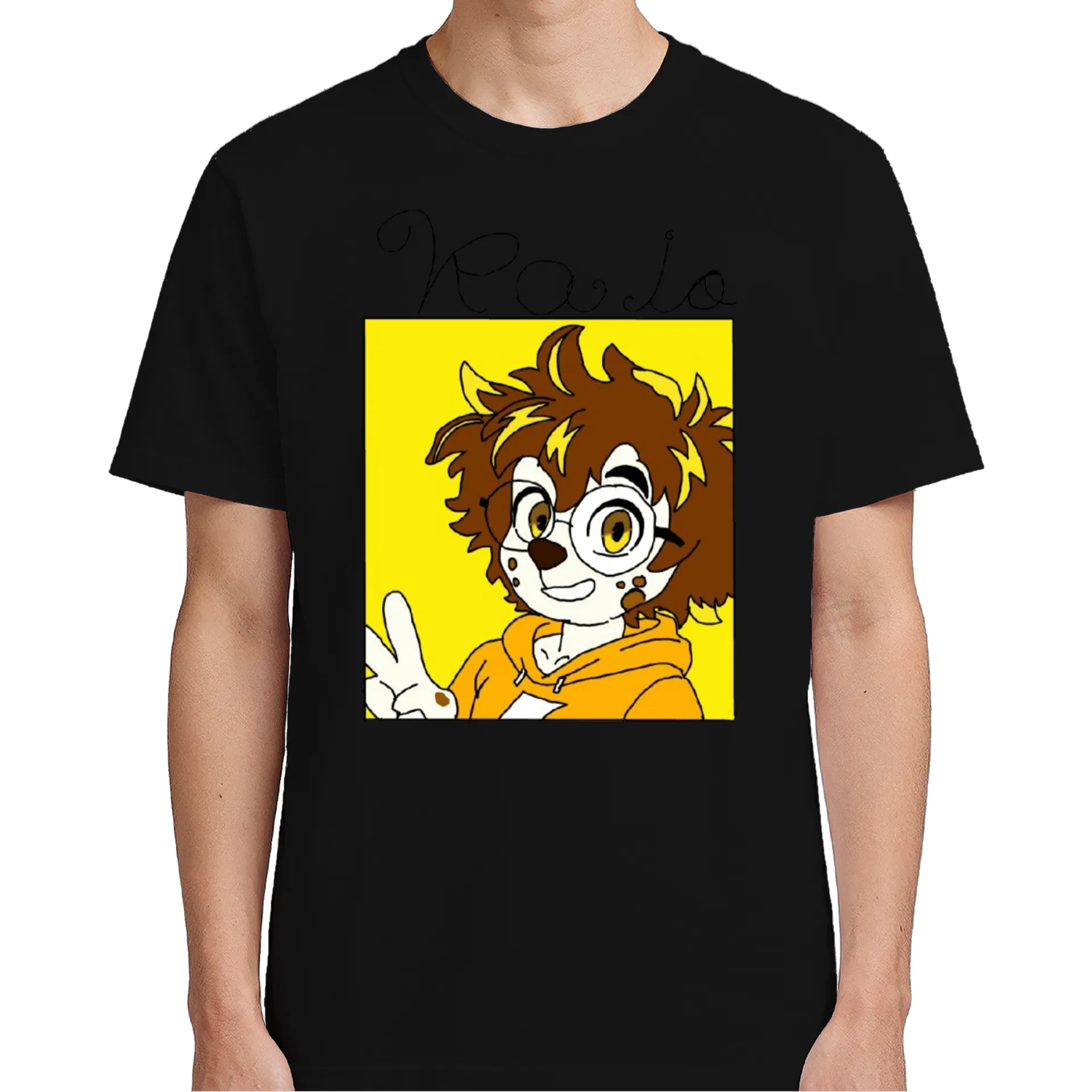 Camiseta Raio personagem - Branca & Preta de Mundo Raio Shop — imagem 4 de 6