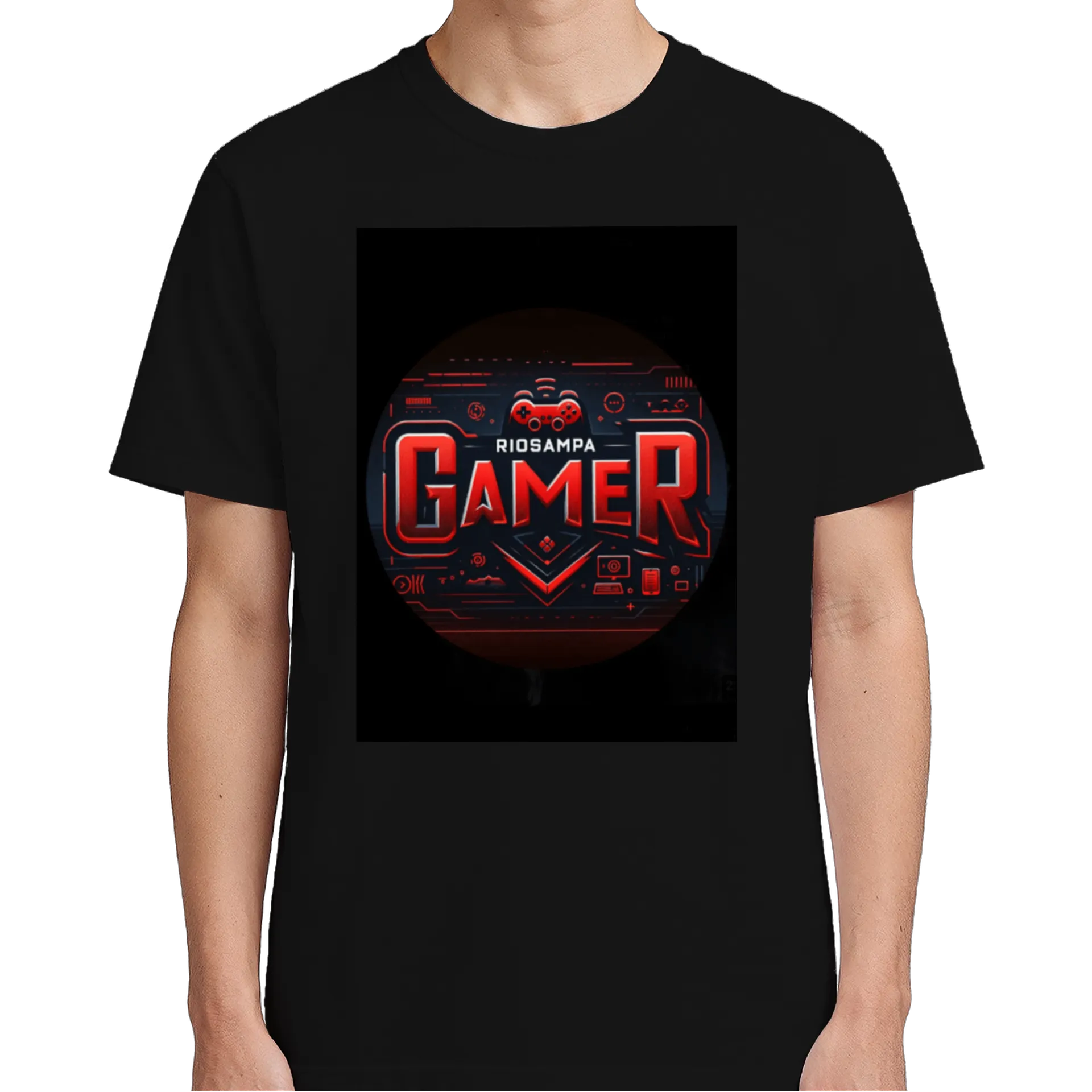 Camiseta Gamer Riosampa 100% Algodão - Imagem 5