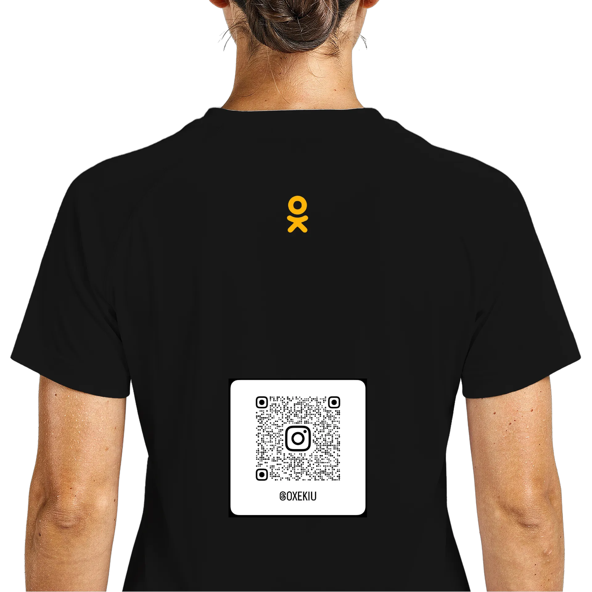 Camiseta Dry Fit Estampa “OXEK” Neon QR Code 100% - Imagem 5