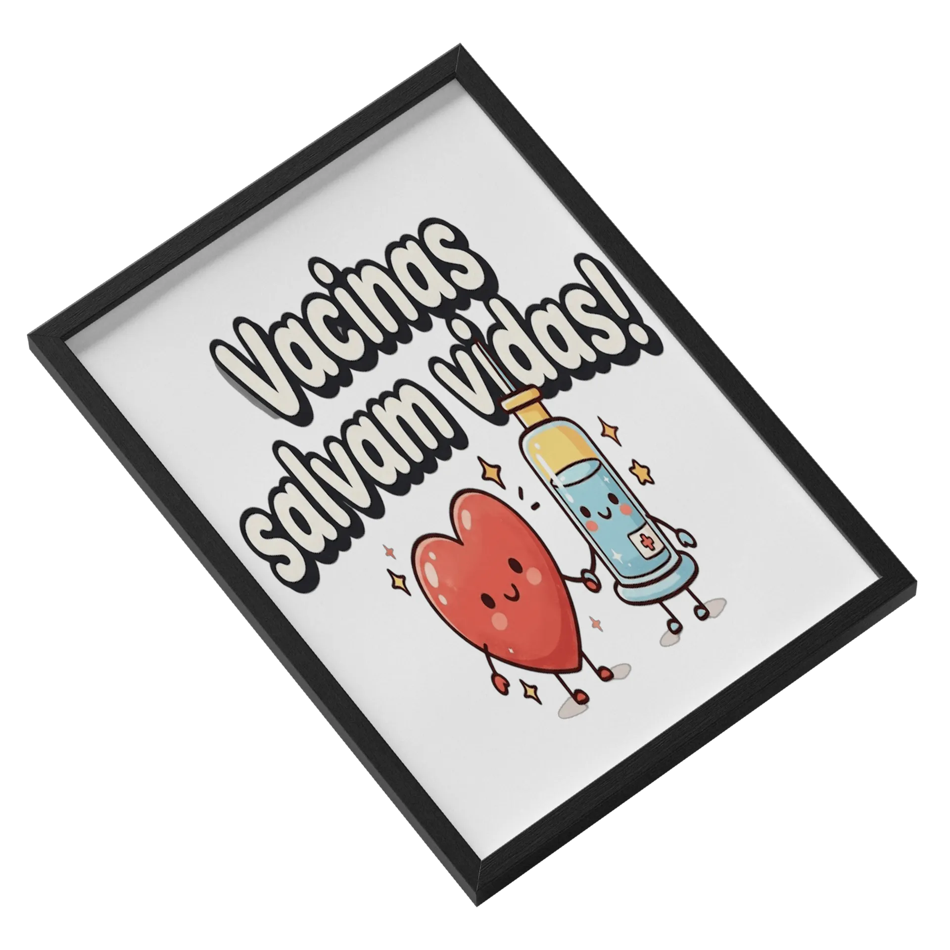 Quadro A3 personalizado vacina - Imagem 2