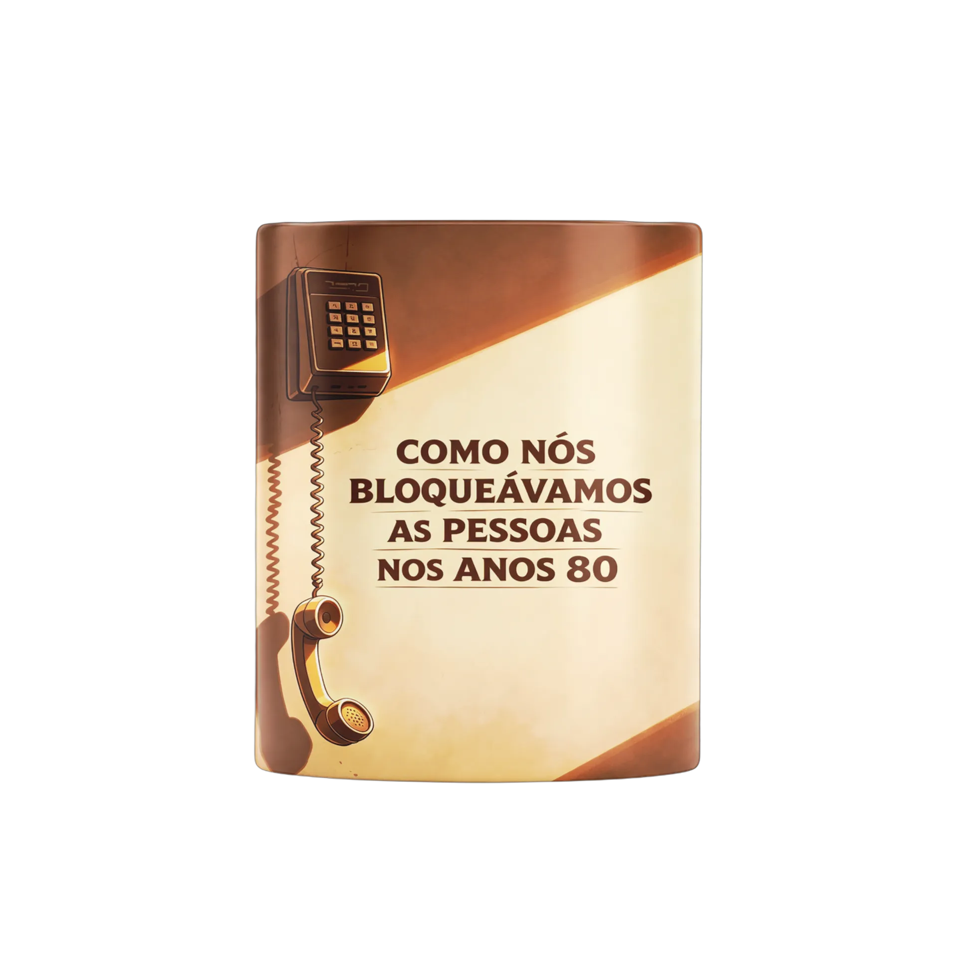 Caneca Estampa Texto Como Nós Bloqueávamos as Pessoas 325ml - Imagem 3