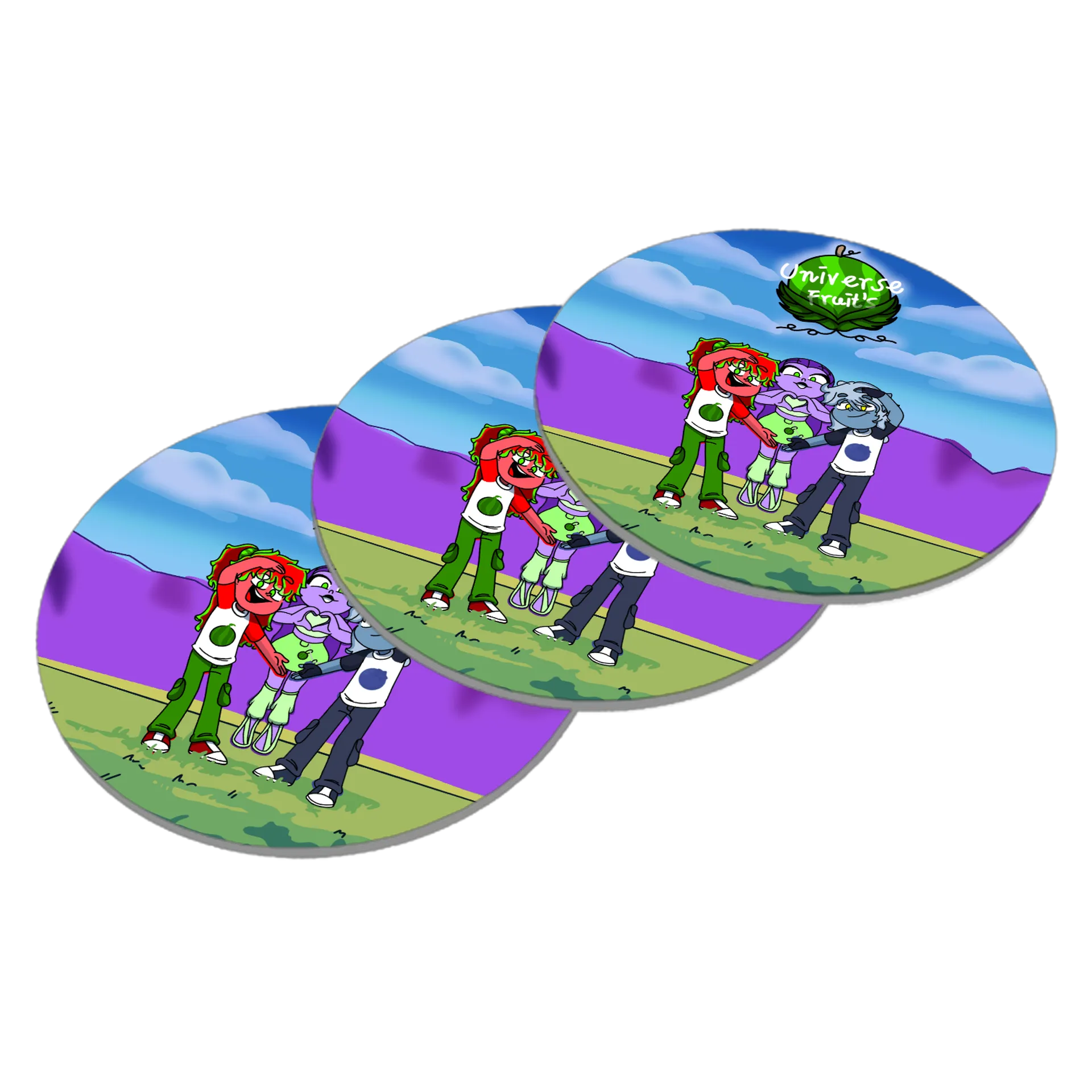 Porta-copos grupo todos de Universe fruit's