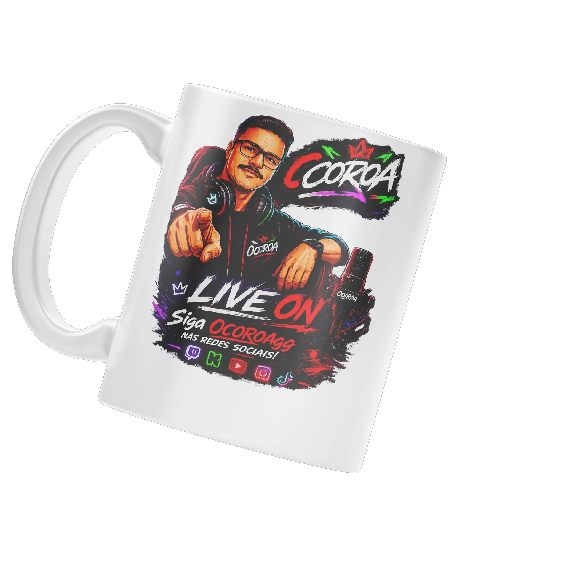 Caneca: O COROA Live ON - Imagem 3