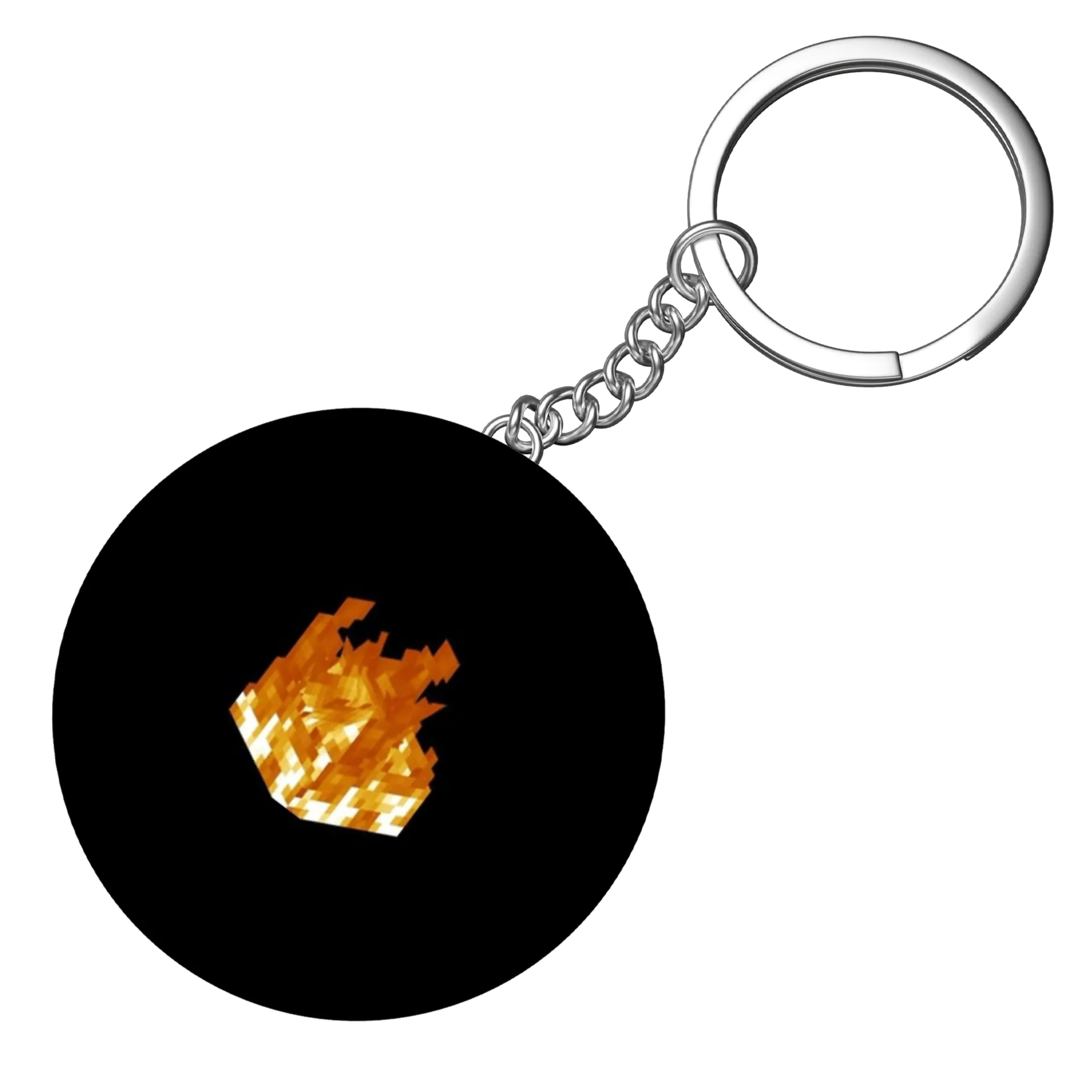 Chaveiro fogo Minecraft - Imagem 4