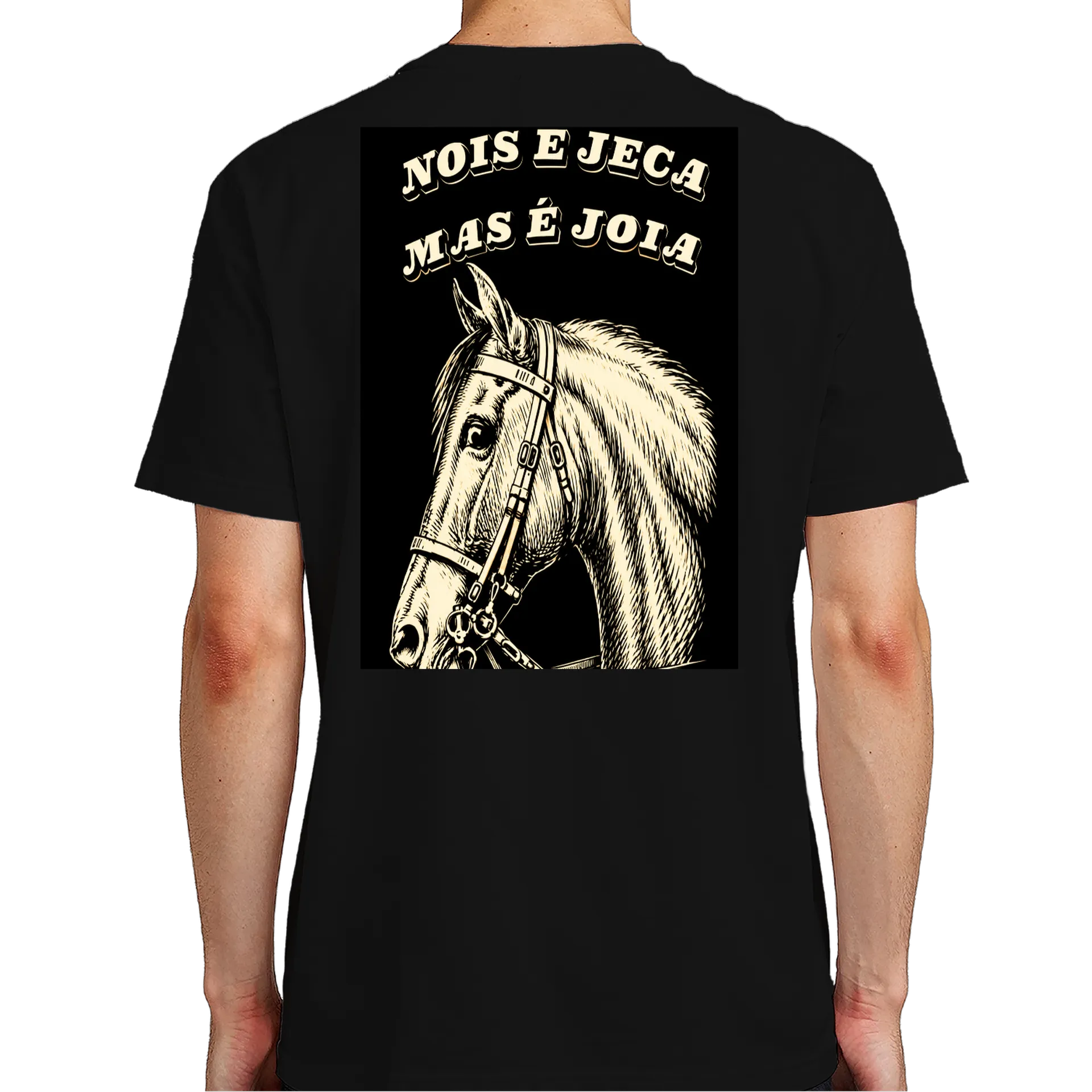 Camiseta personalizada nois é jeca  mais  e joia  de telefonemoveljp — imagem 6 de 6