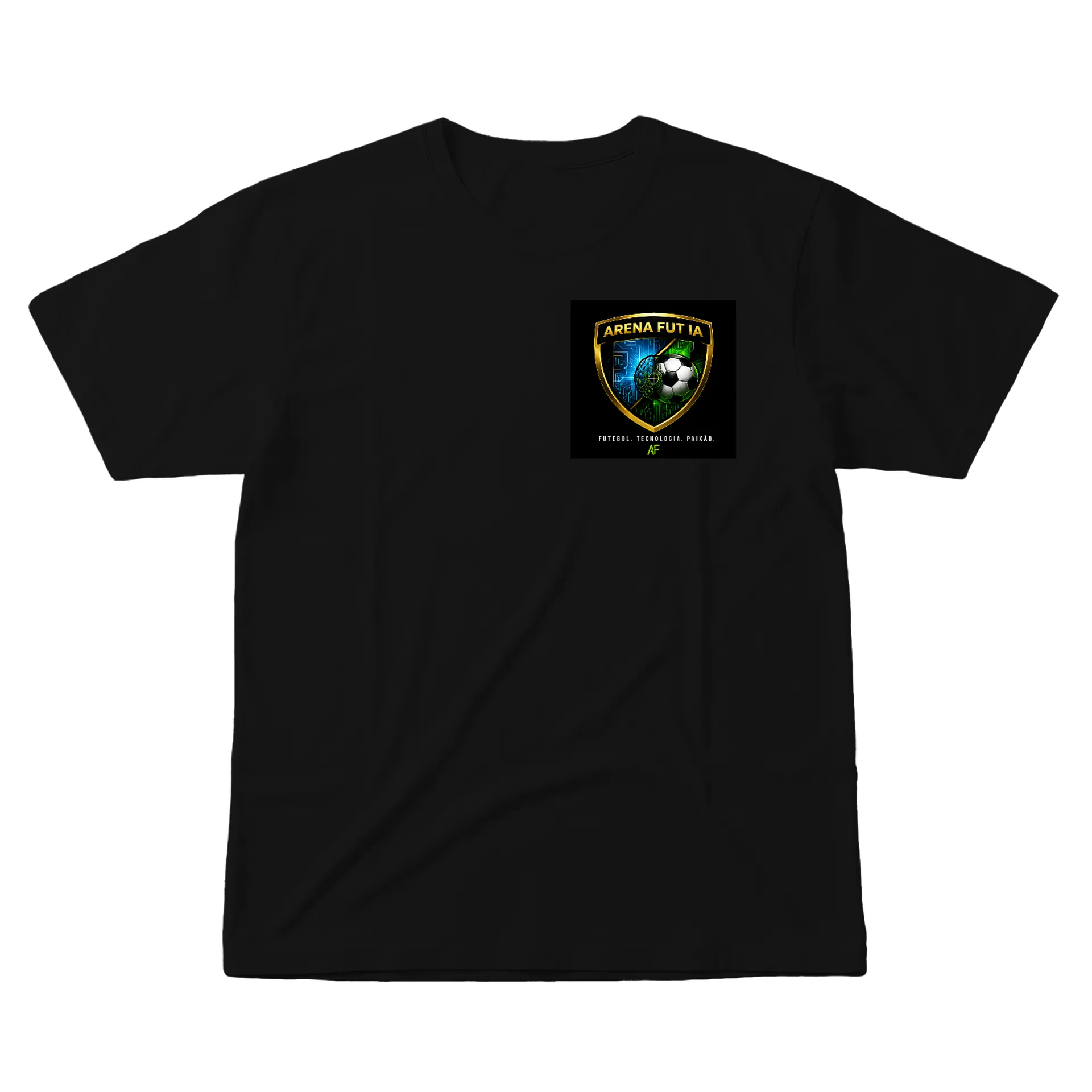 Camiseta Oficial Arena Fut IA 100% Algodão - Imagem 1