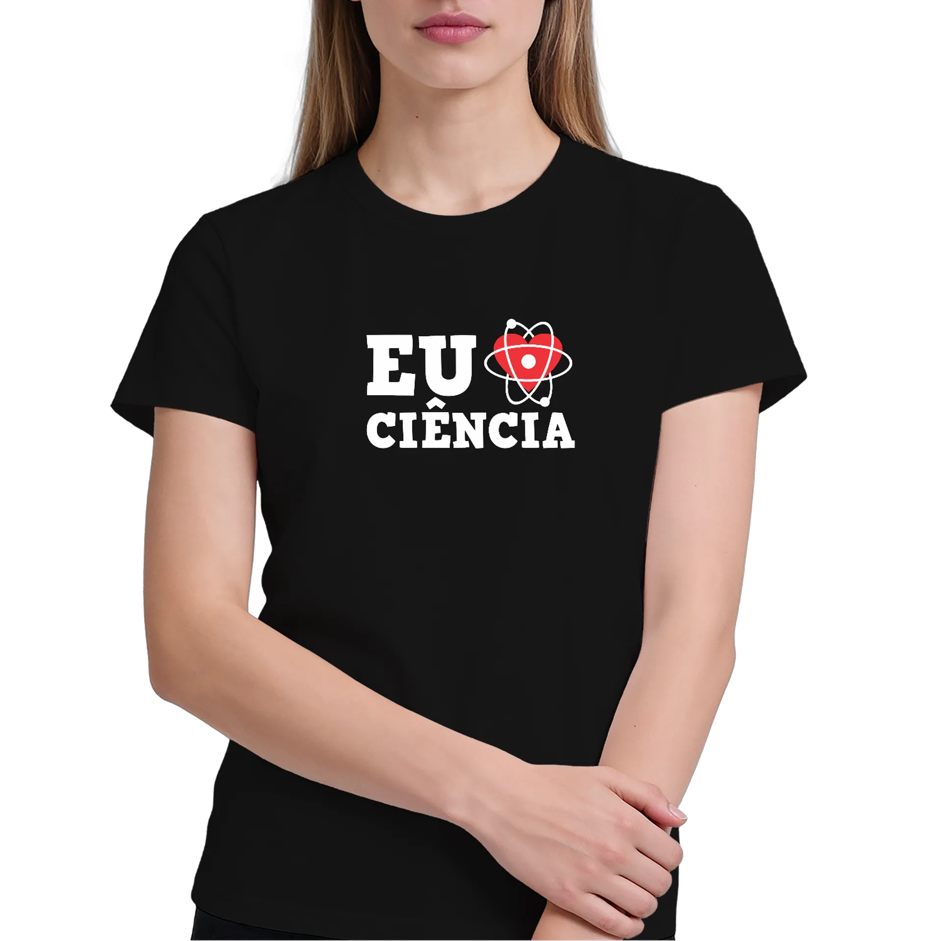 Camiseta Eu Amo Ciência 100% Algodão - Imagem 4