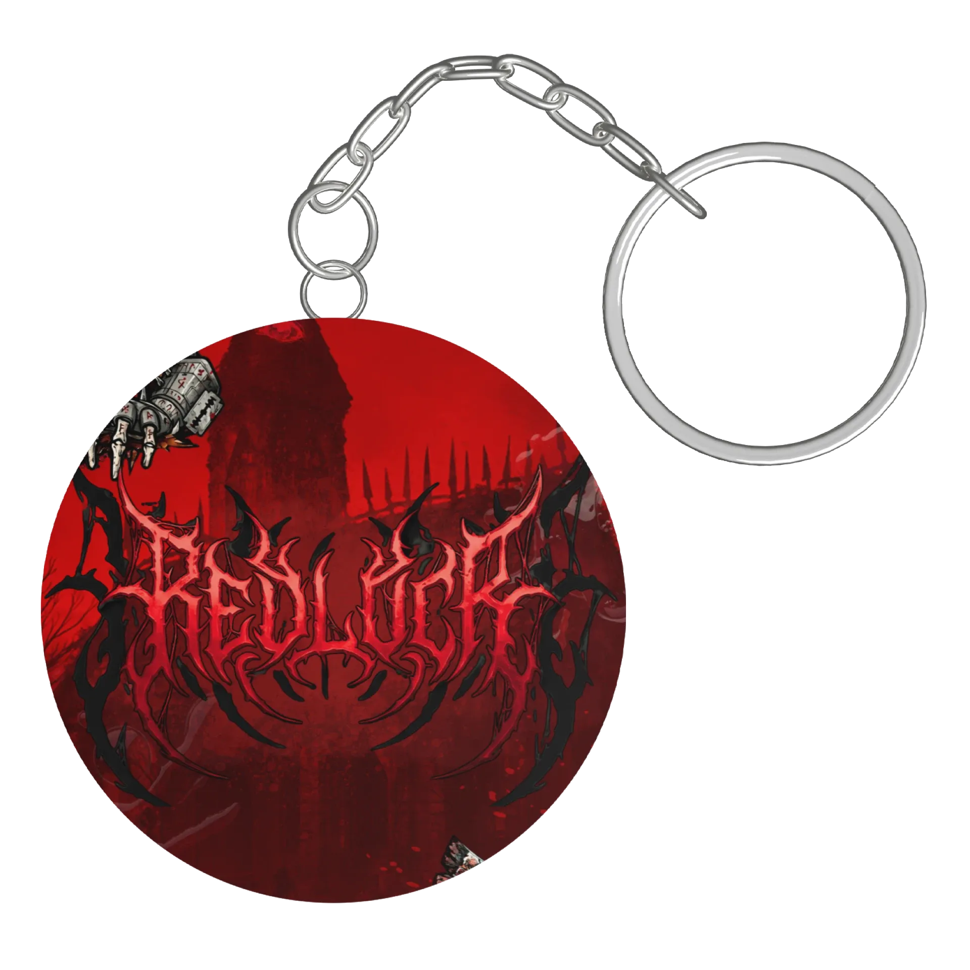 Chaveiro REDLOCK METAL🩸- War Never Seen - Imagem 3