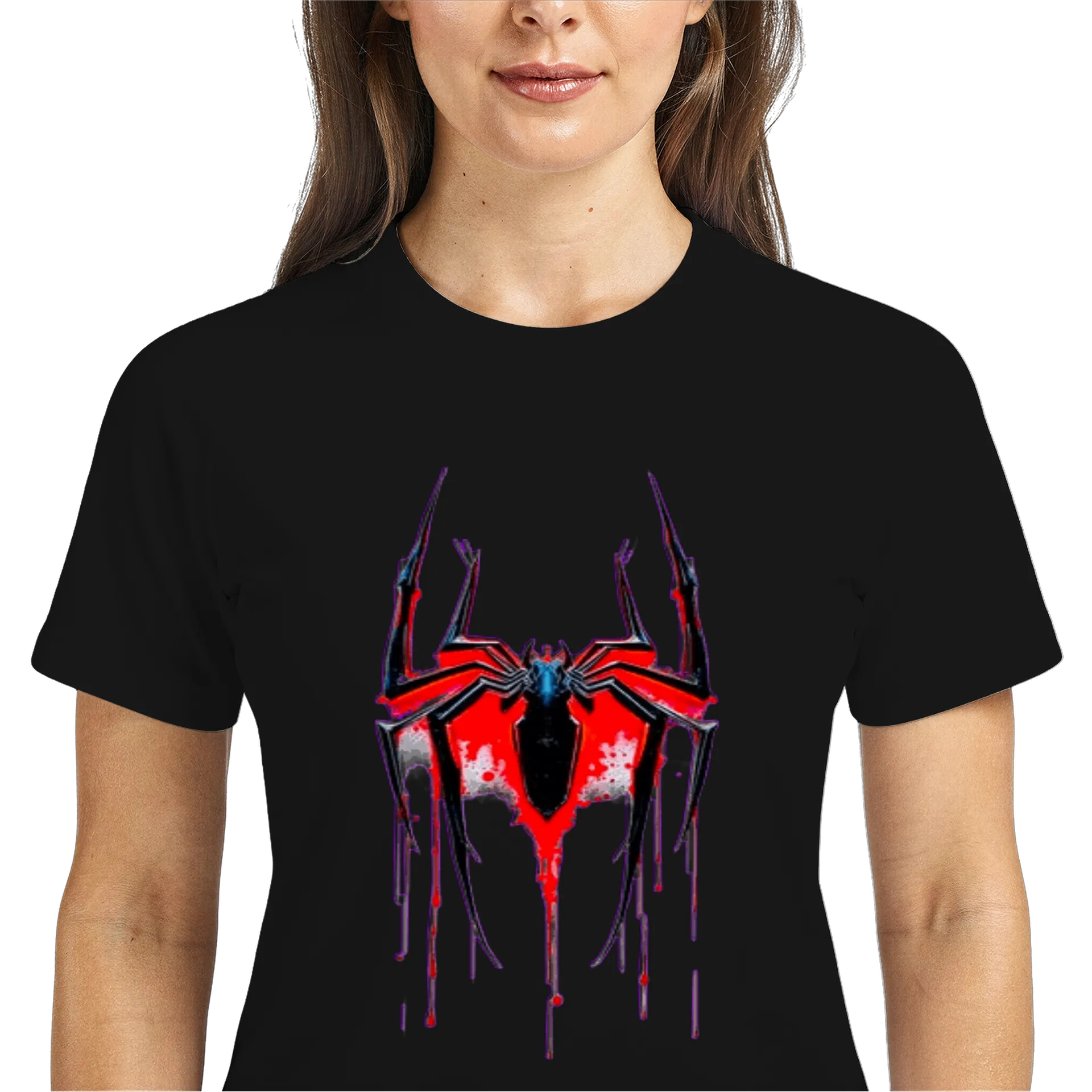 Camiseta Dry Fit Aranha Sangrenta 100% Algodão - Imagem 3