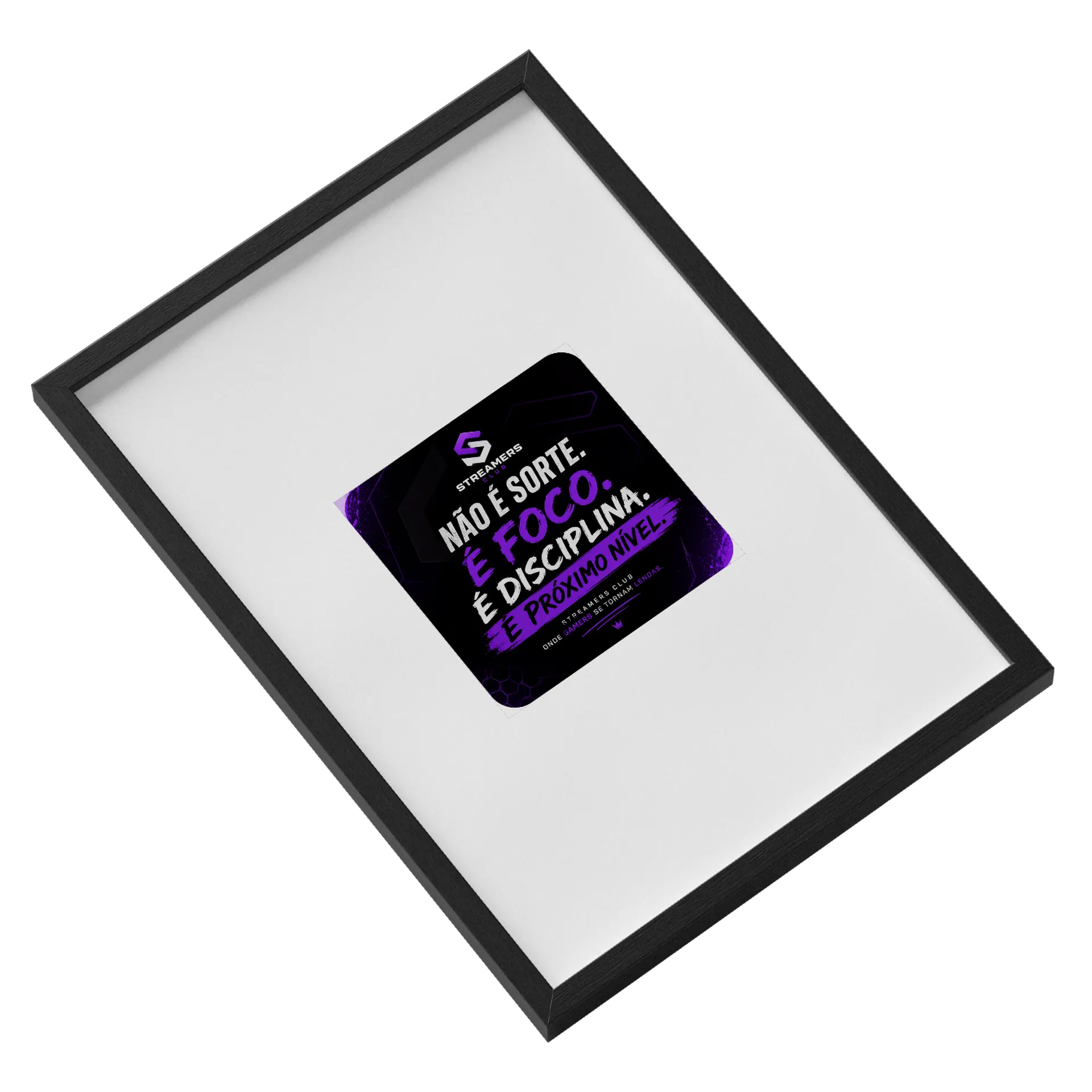 Quadro Estampa Logo Streamers Club A3 MDF e Vidro de Diva — imagem 2 de 3