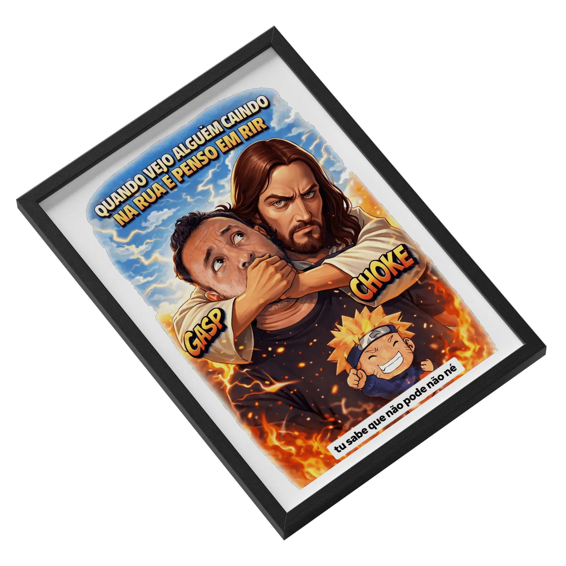 Quadro A3 Quando vejo alguém cair - Imagem 2