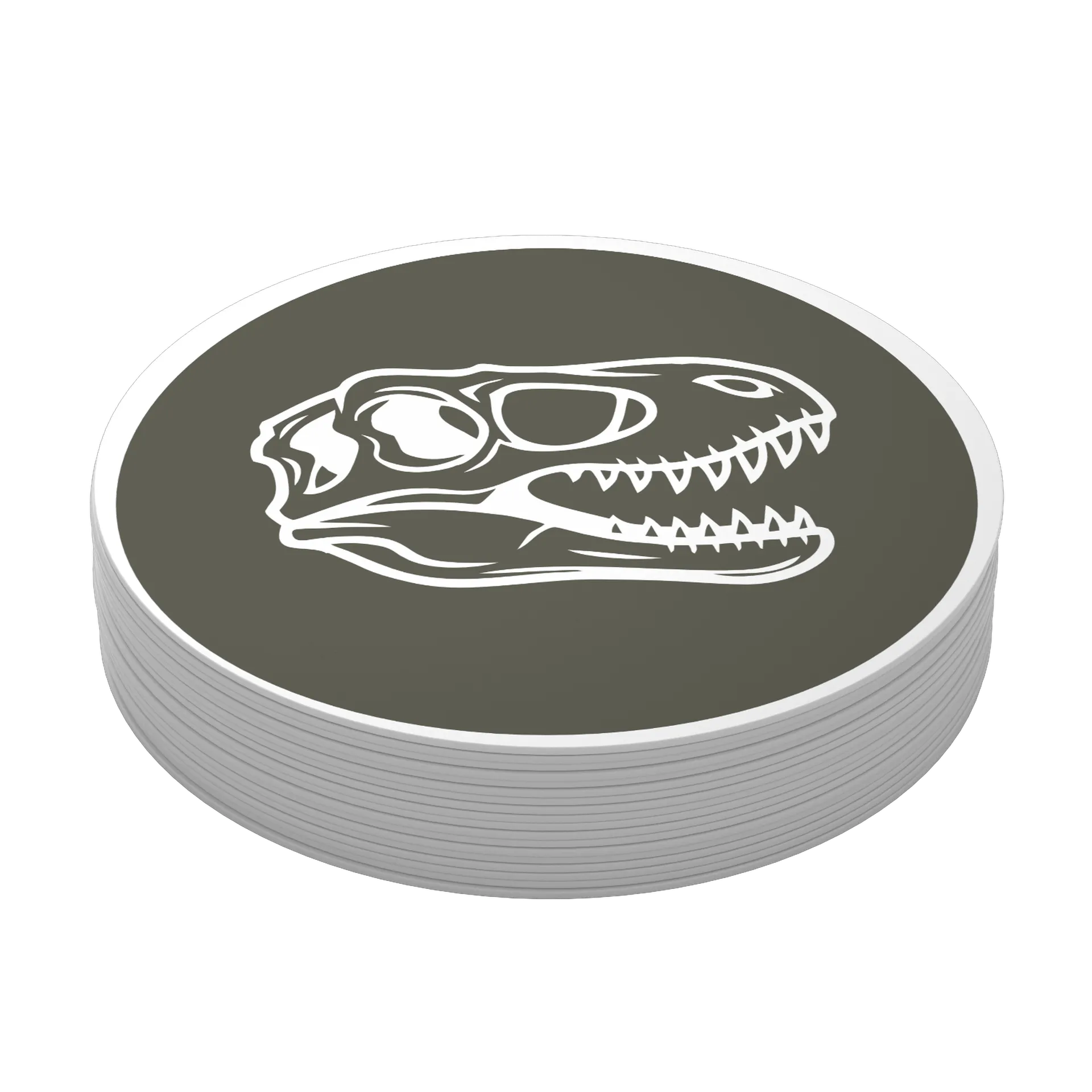 Porta-copo MDF Cabeça de Dinossauro 10x10cm - Imagem 4