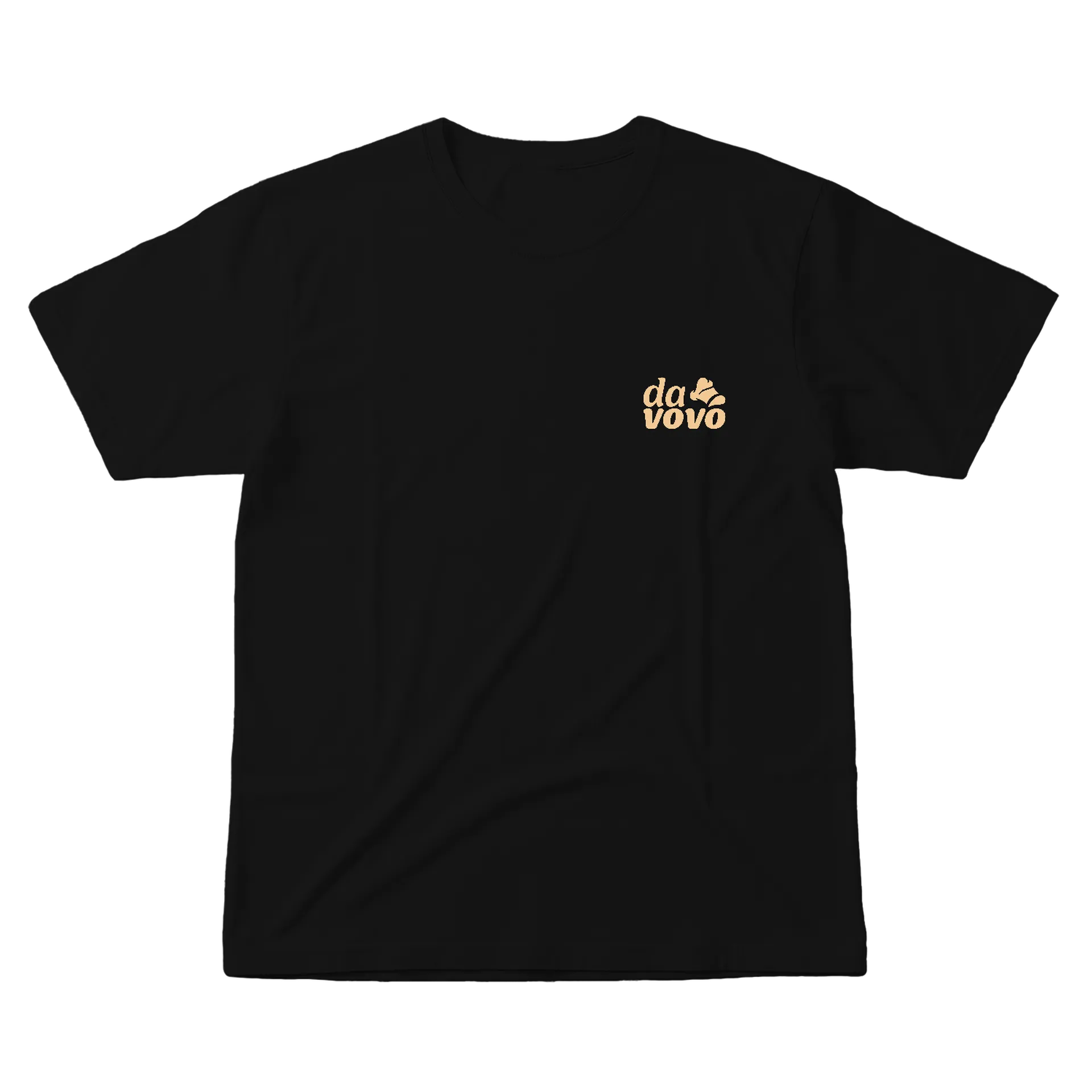Camiseta Abstrata Amarelo Bege 100% Algodão - Imagem 1