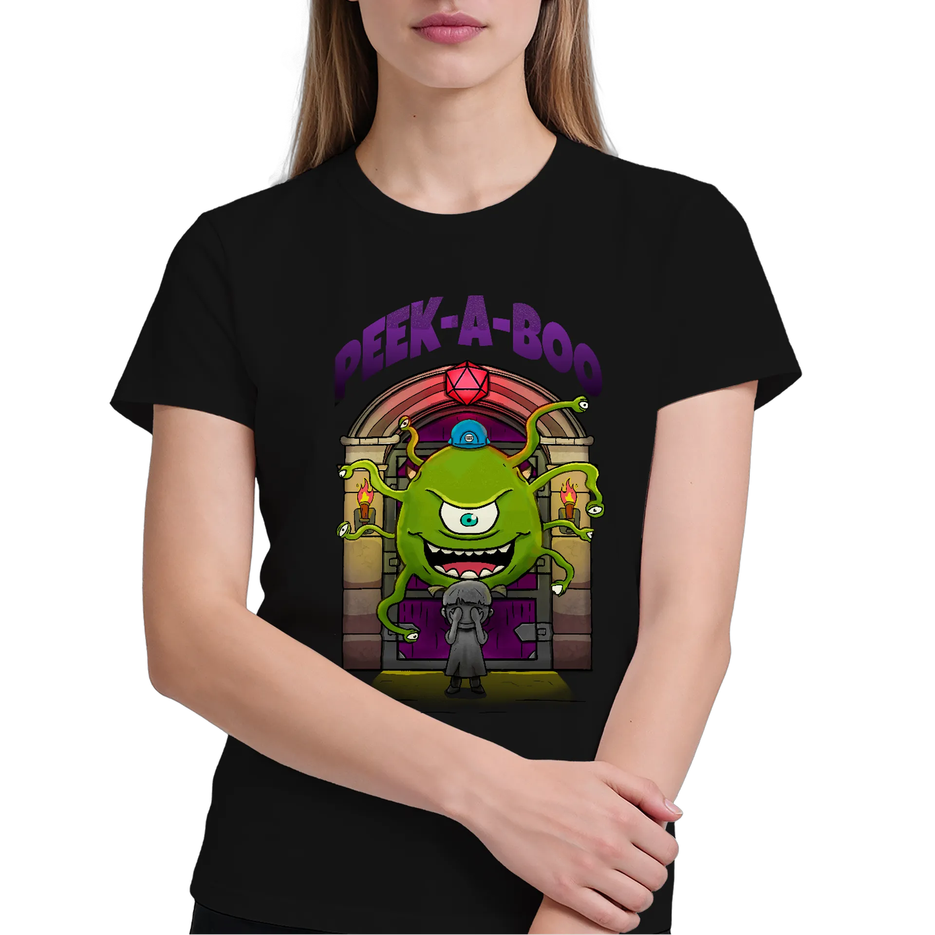 Camiseta Monstro Verde Fantasia 100% Algodão de Impacto Arcano — imagem 3 de 6