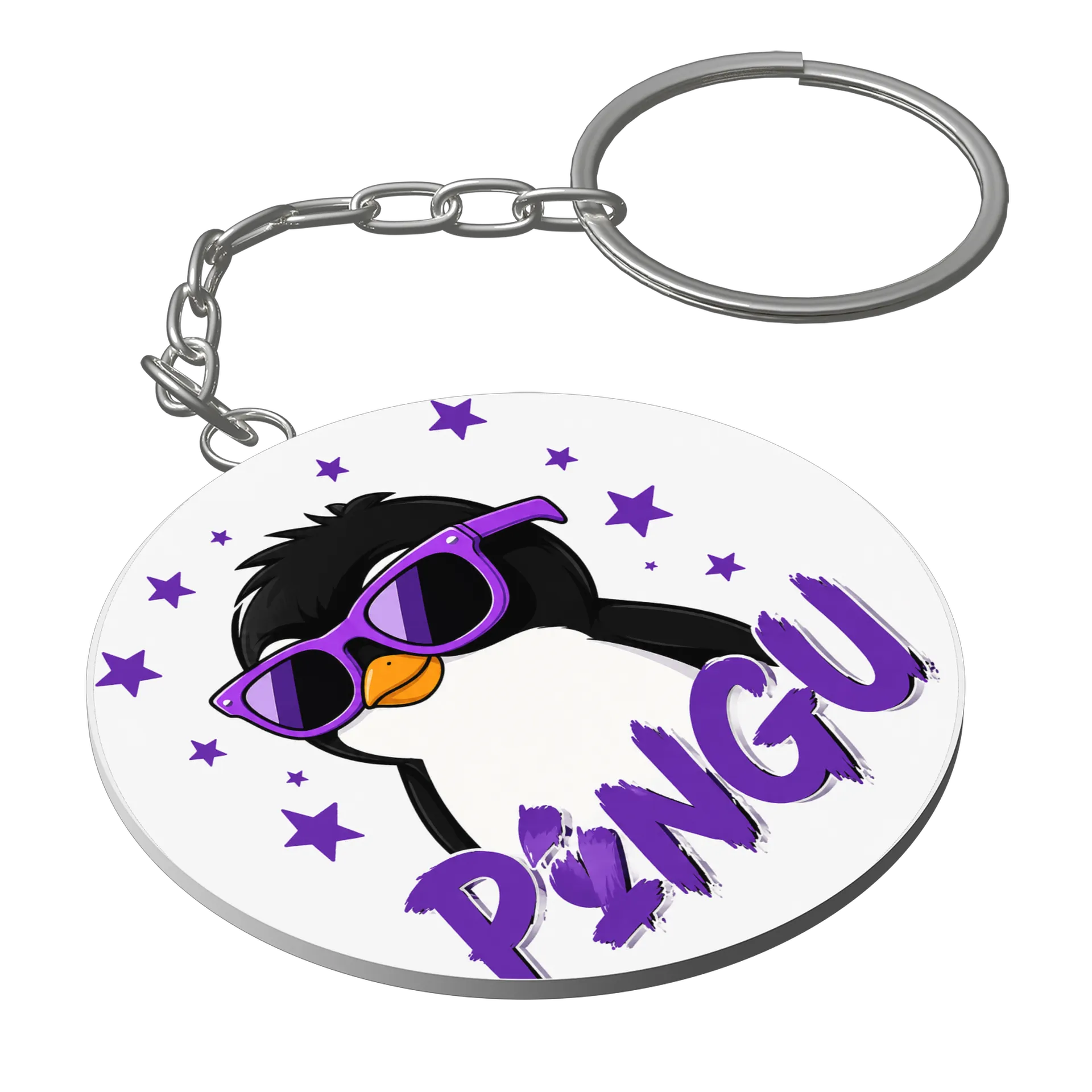 Chaveiro do pingu personalizado - Imagem 1