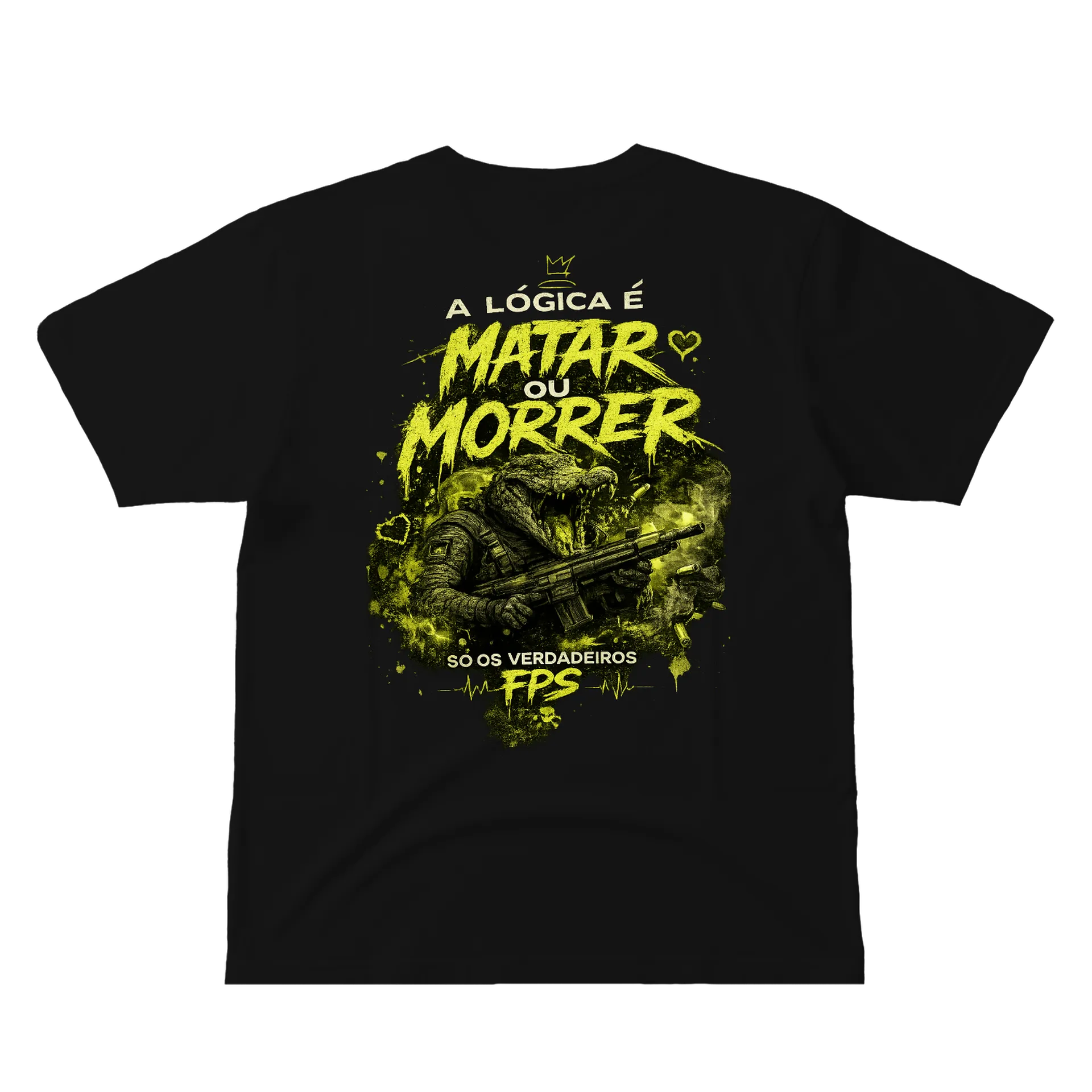 Camiseta Personalizada Preto 100% Algodão - Imagem 3