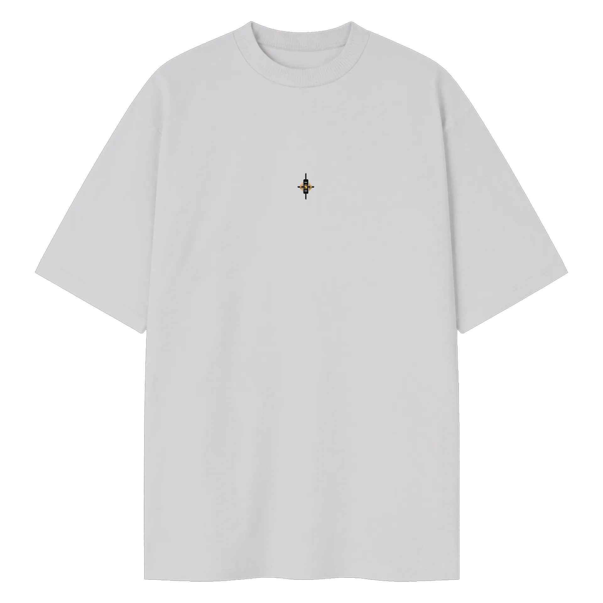 Camiseta Oversized Lê o Mercado, Sente o Beat de UM DJ NA BOLSA — imagem 1 de 6