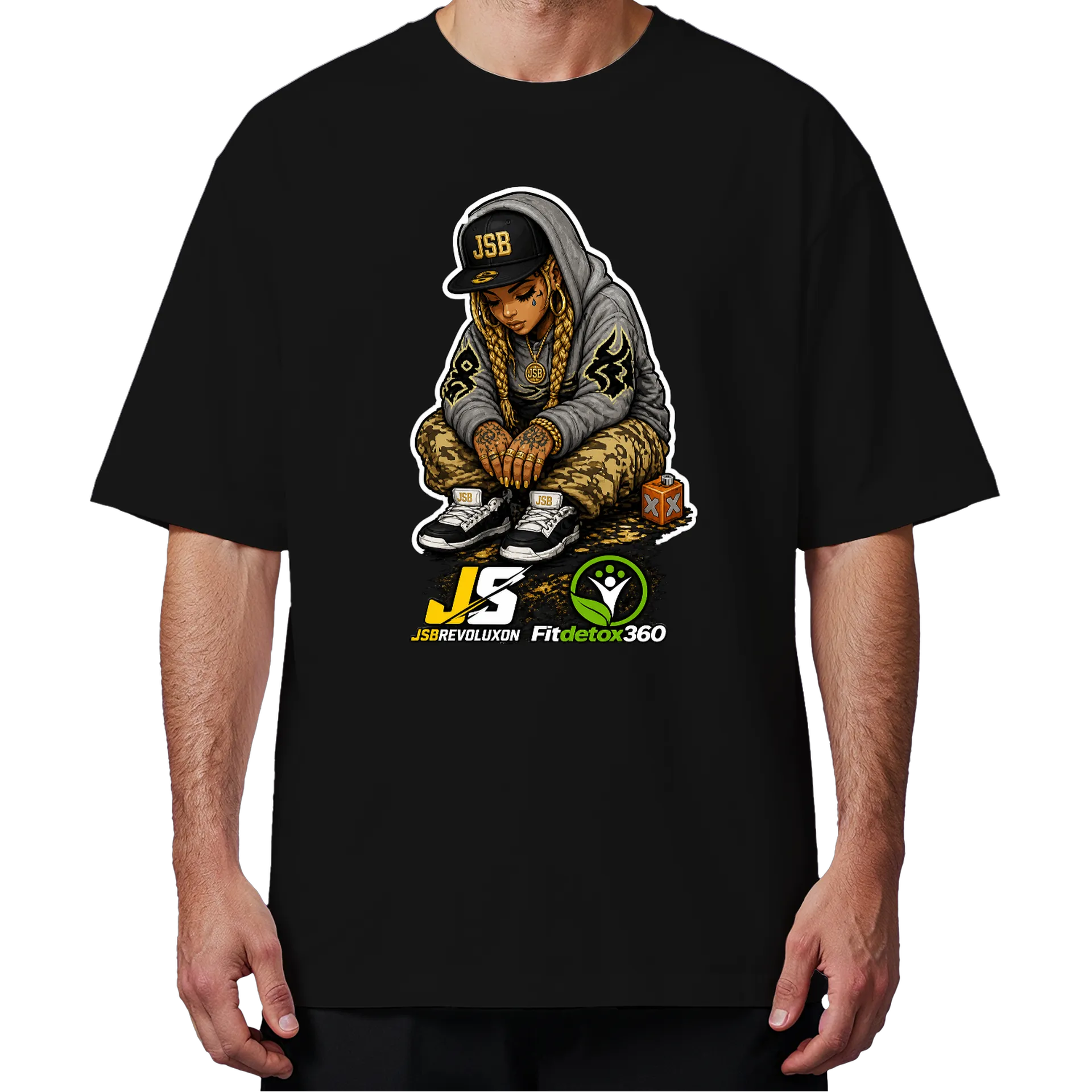 Camiseta Oversized jsbrevoluxon x Fitdetox360  - Imagem 4