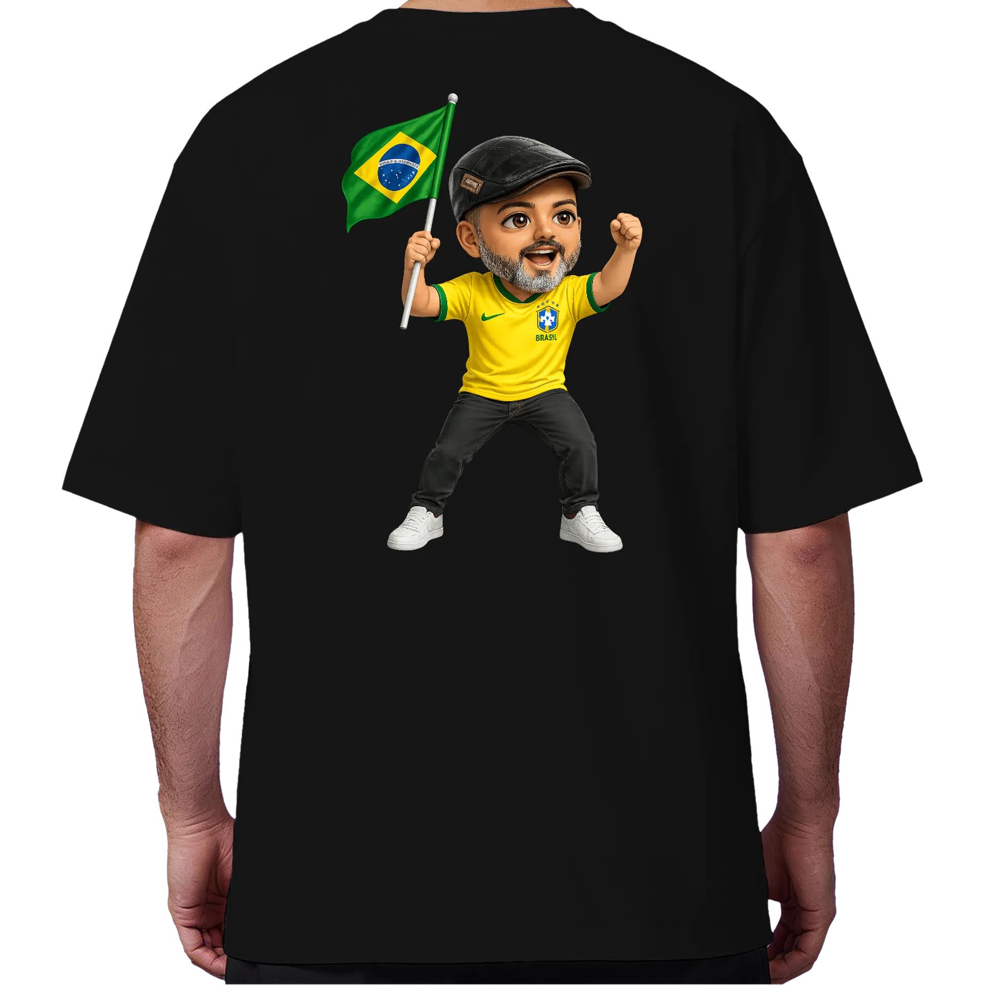 Camiseta Oversized Vamos Brasil - Imagem 6