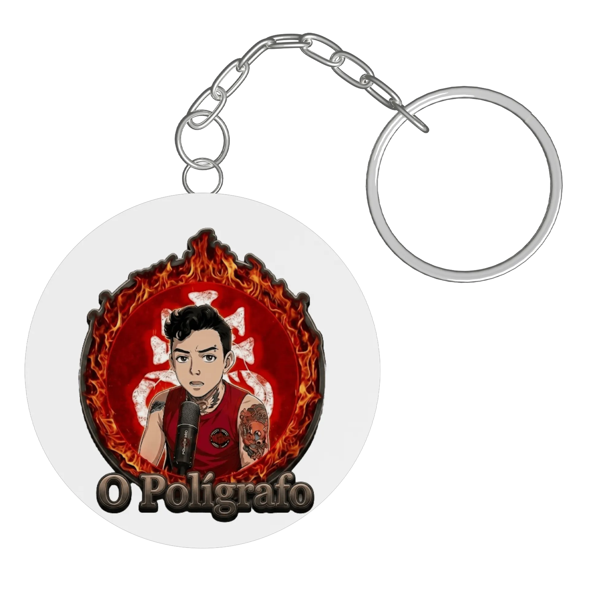 Chaveiro personalizado polígrafo - Imagem 3